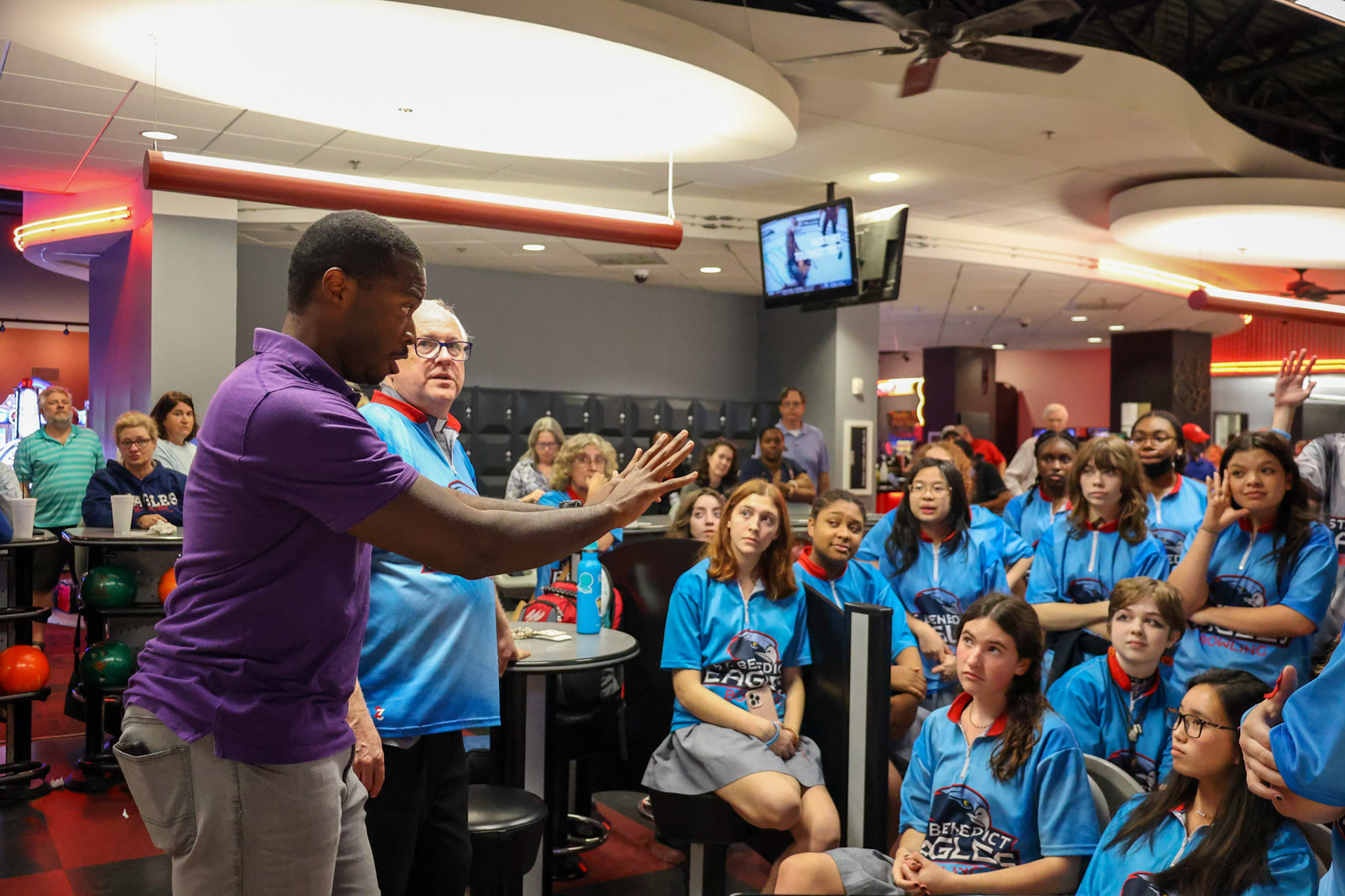 SBA Bowling vs CBHS/SAA. (Ryan Beatty/SBA)