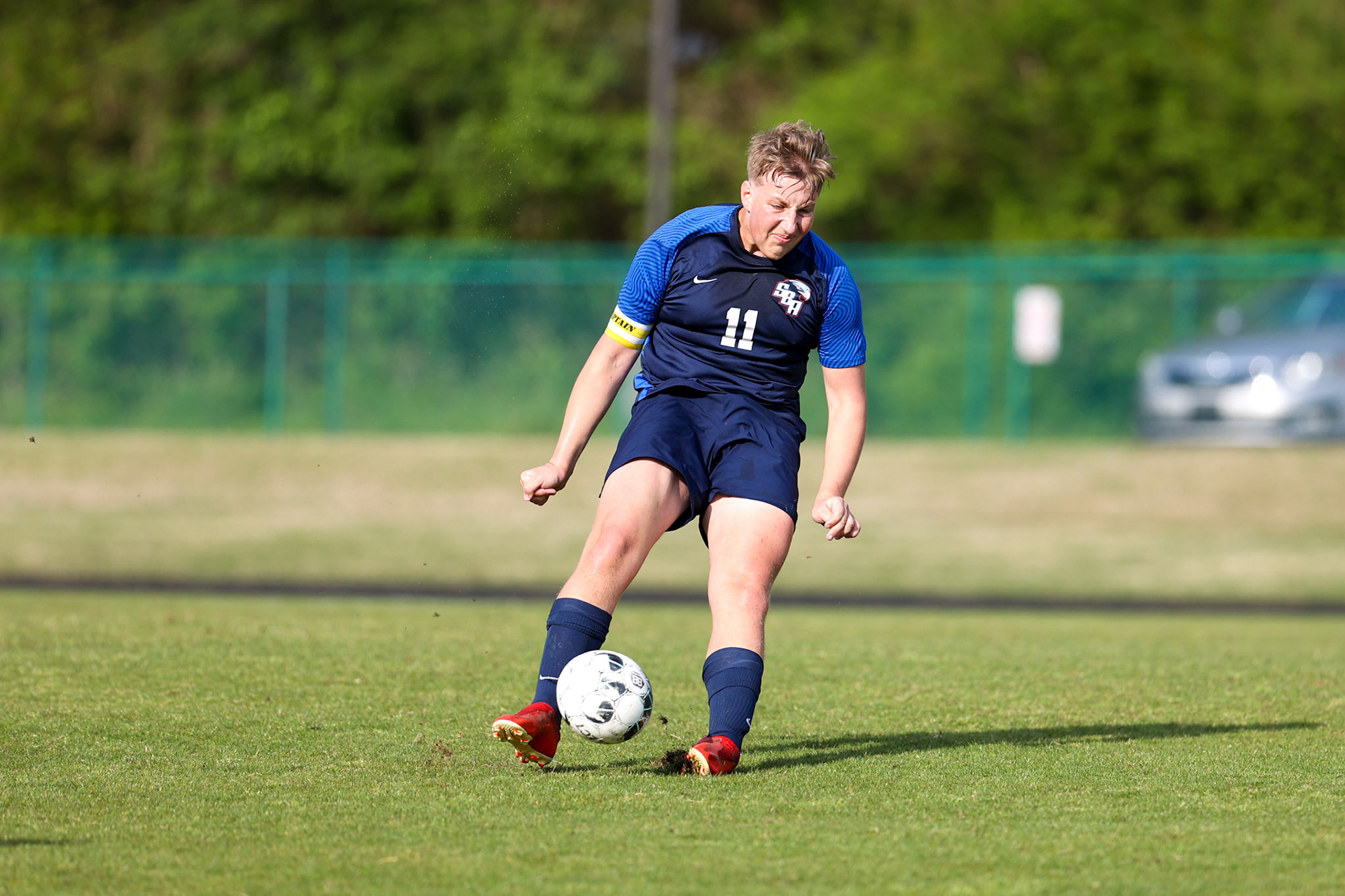 St. Benedict Soccer vs Briarcrest at St. Benedict at Auburndale High School in Memphis, TN on April 21, 2022. (Ryan Beatty/SBA)