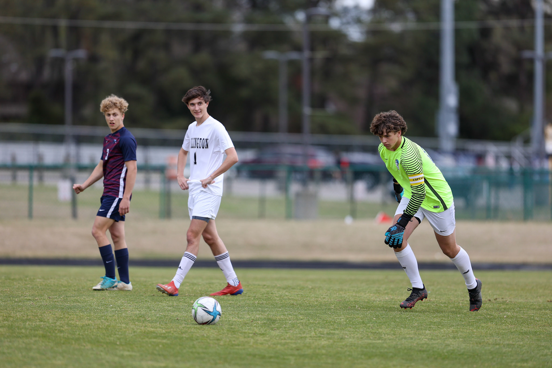 St. Benedict Soccer vs Millington on April 7, 2022 at St. Benedict At Auburndale High School in Memphis, TN. (Ryan Beatty/SBA)