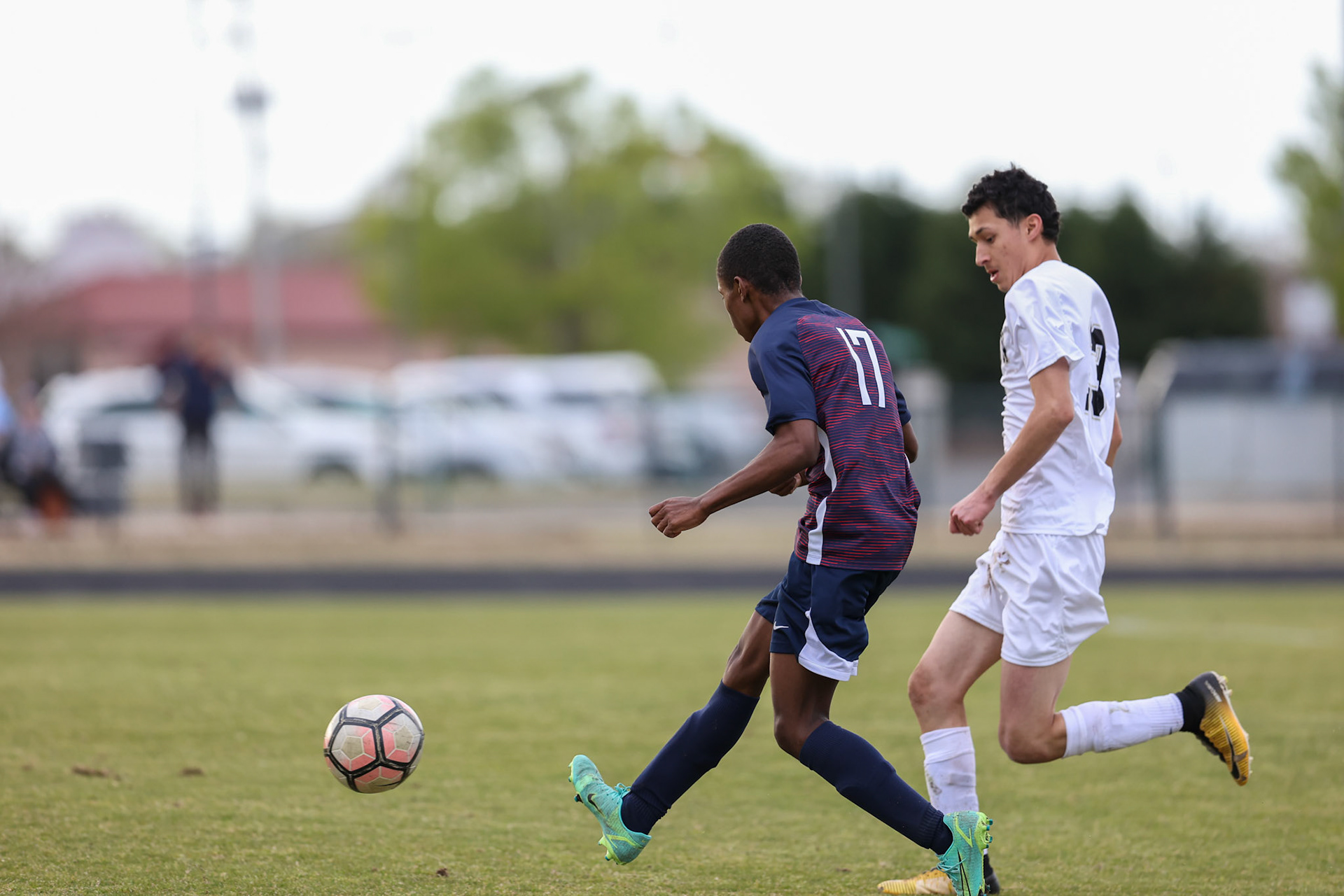 St. Benedict Soccer vs Millington on April 7, 2022 at St. Benedict At Auburndale High School in Memphis, TN. (Ryan Beatty/SBA)