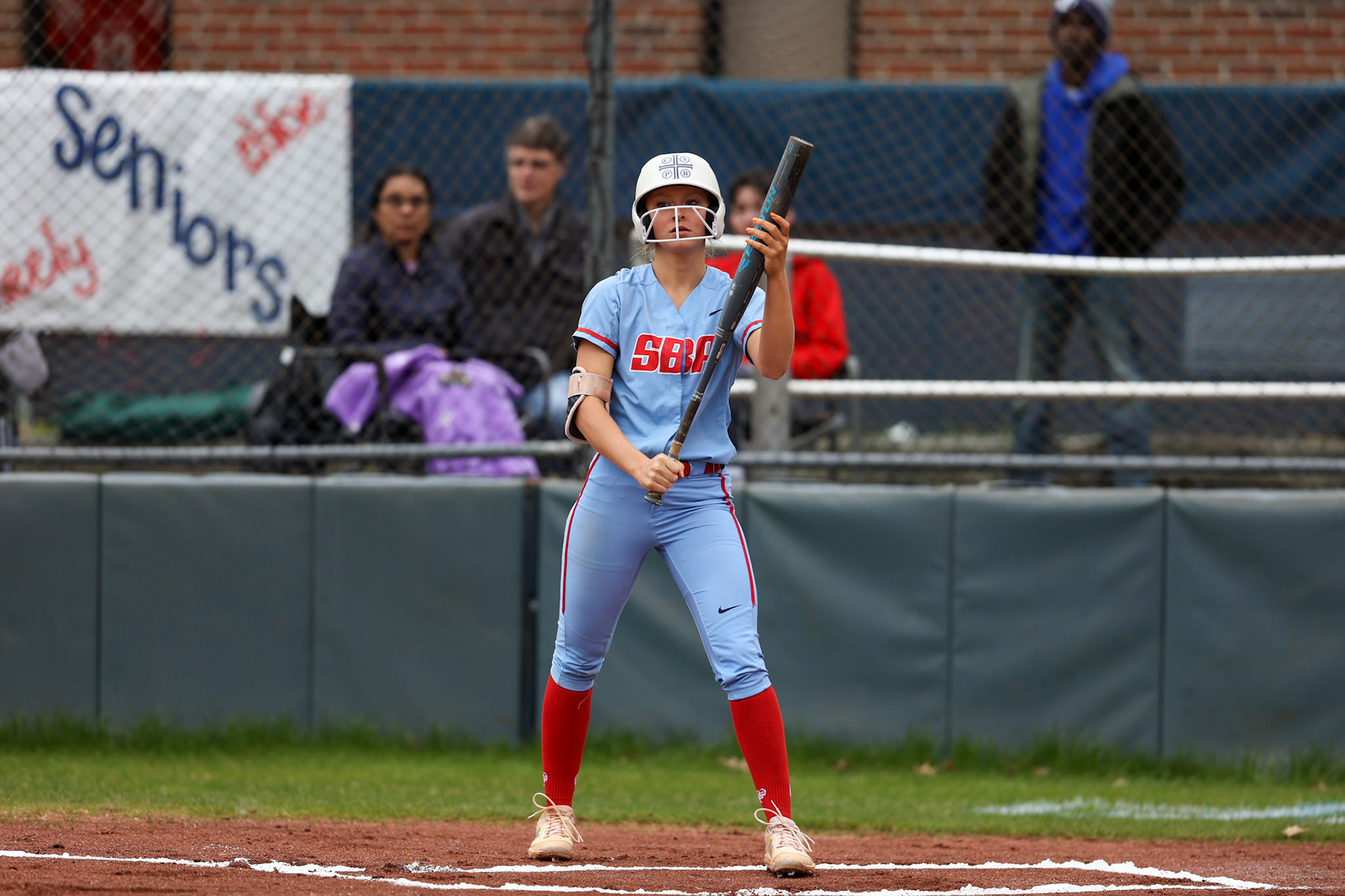 St. Benedict Softball vs Millington on Senior Night at St. Benedict at Auburndale in Memphis, TN on April 20, 2022. (Ryan Beatty/SBA)