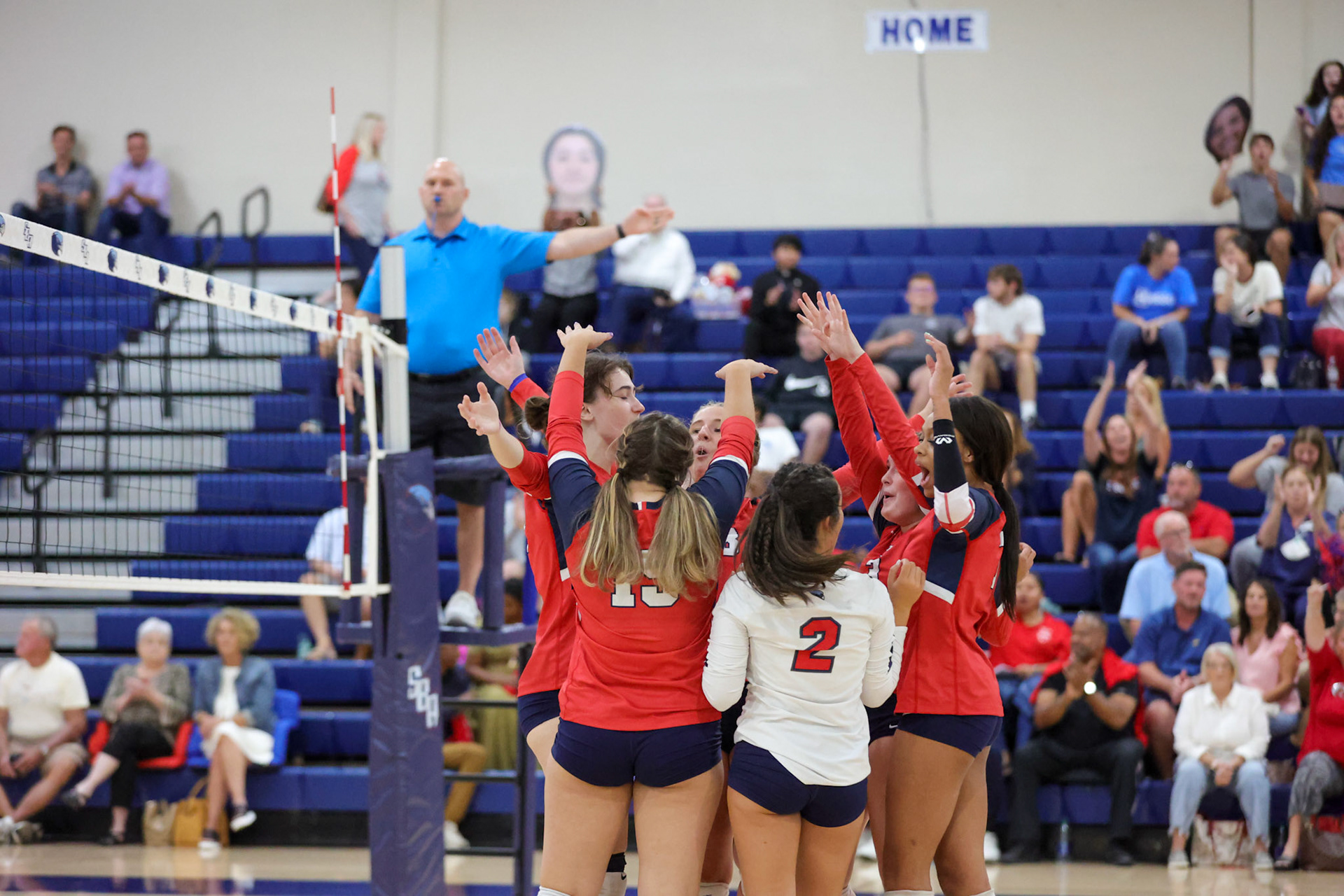 St. Benedict Volleyball vs White Station at St. Benedict at Auburndale in Memphis, TN on Thursday, September 22, 2022. (Ryan Beatty/SBA)