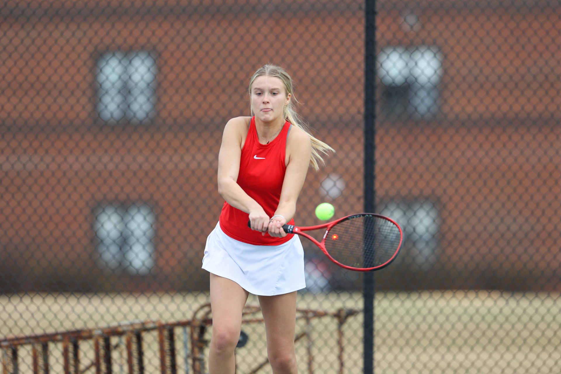 SBA Tennis vs Briacrest on Monday, April 3, 2023. (Ryan Beatty Photo)