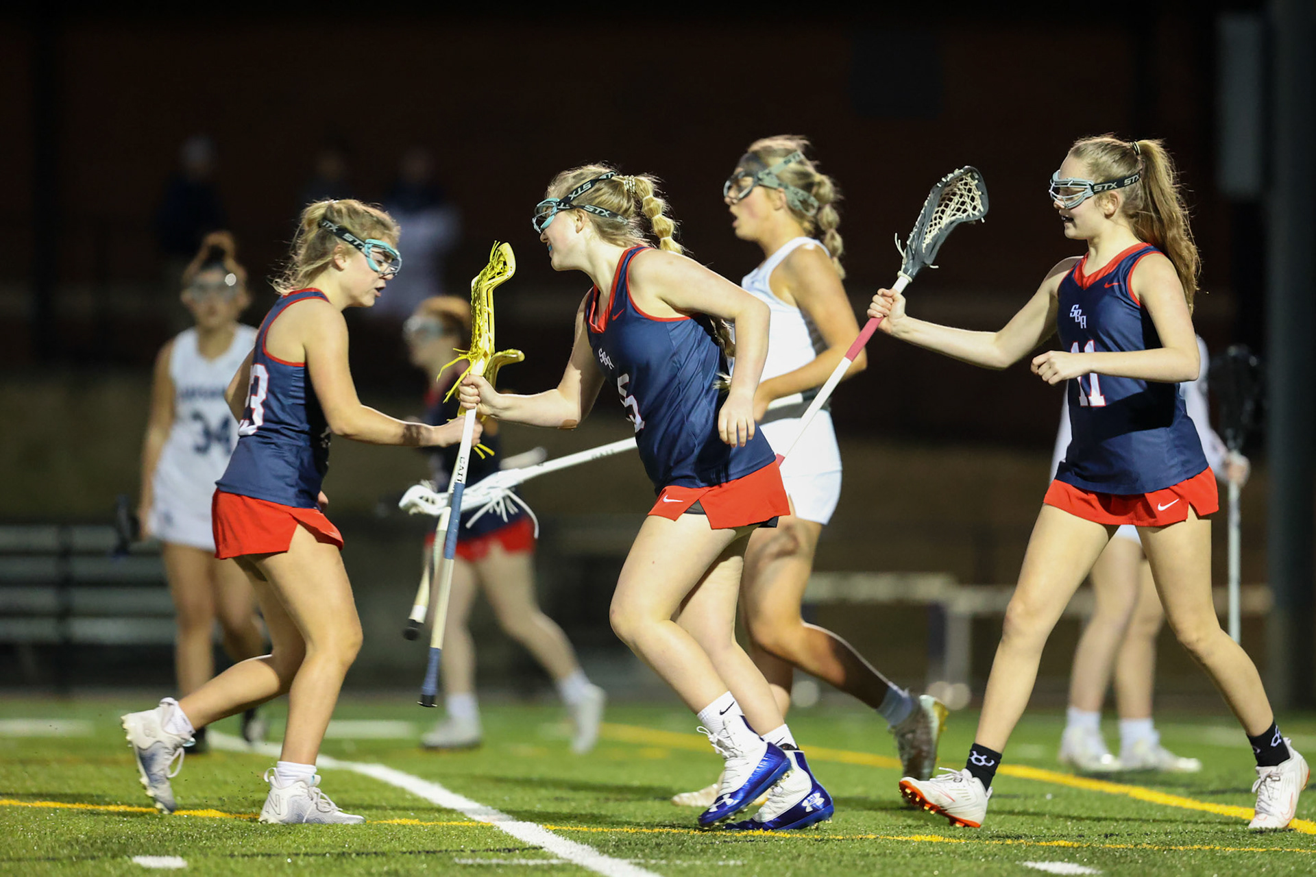 SBA Girls Lacrosse vs Lausanne on Wednesday, March 8, 2023. (Ryan Beatty Photo)
