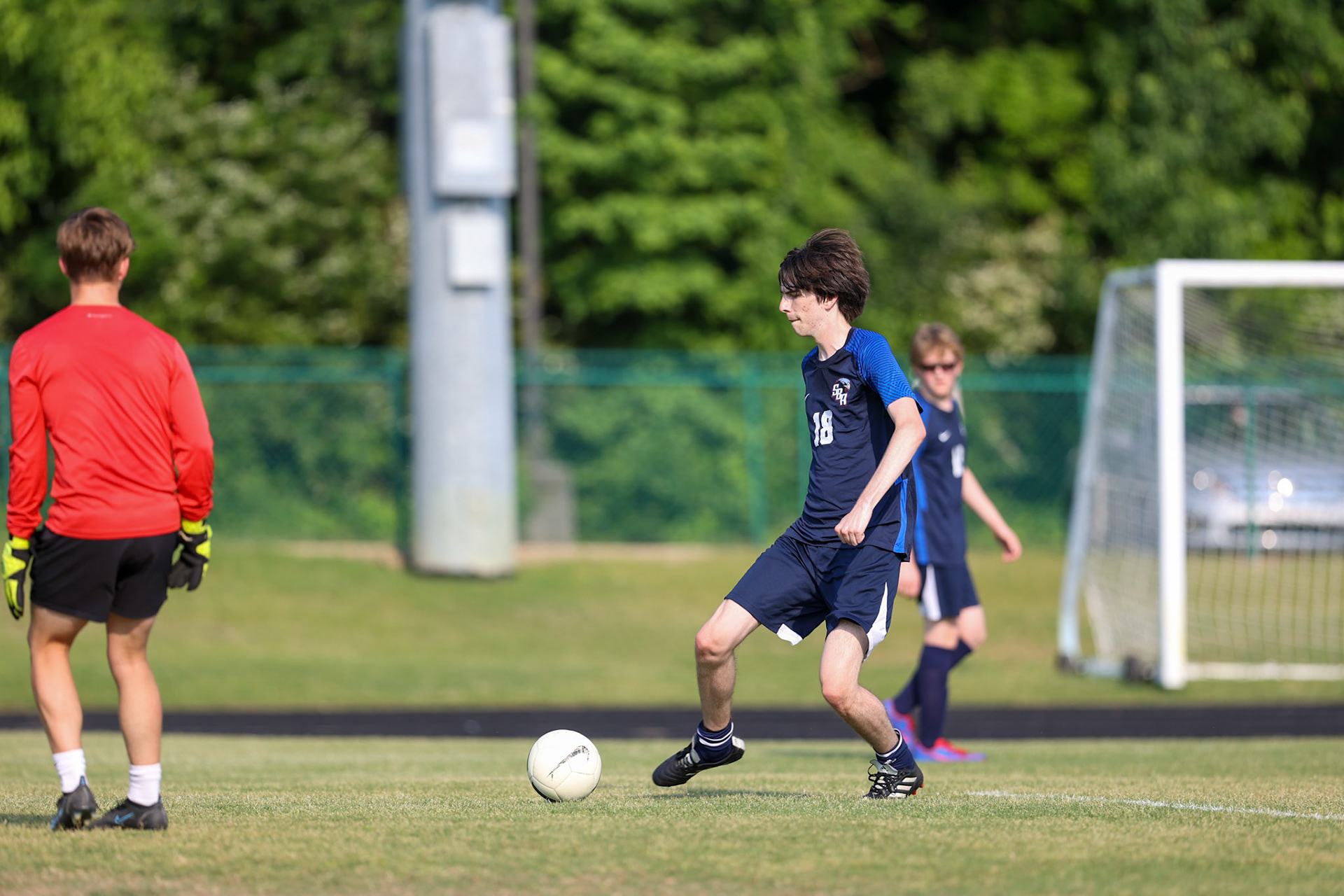 St. Benedict Soccer vs MUS at St. Benedict at Auburndale High School in Memphis, TN on May 12, 2022. (Ryan Beatty/SBA)