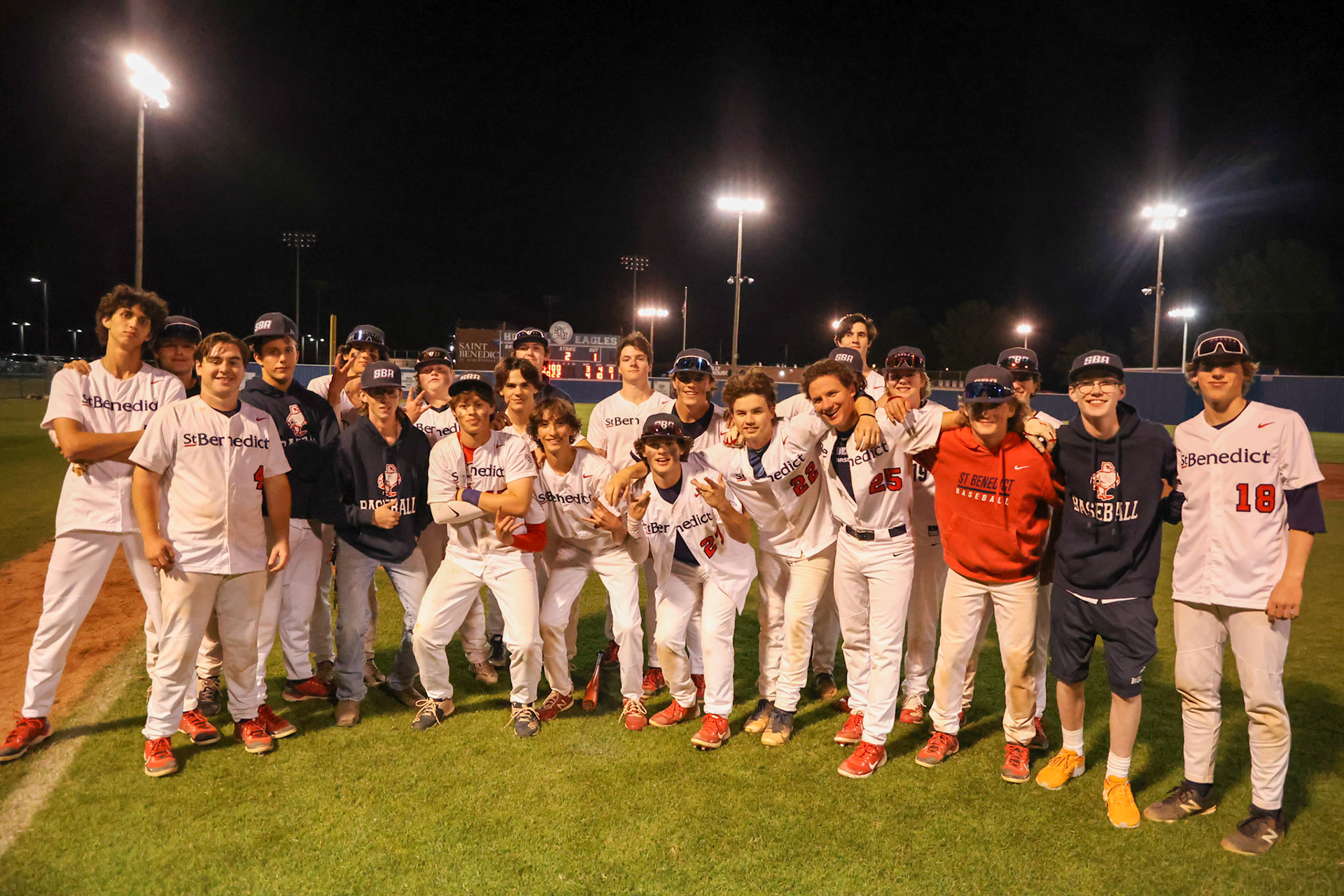 SBA Baseball Senior Night (Ryan Beatty Photo)