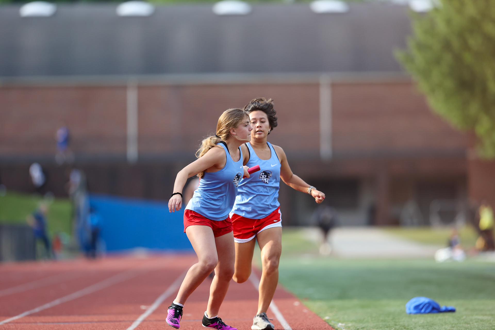 St. Benedict Track at Memphis University School in Memphis, TN on May 3, 2022. (Ryan Beatty/SBA)