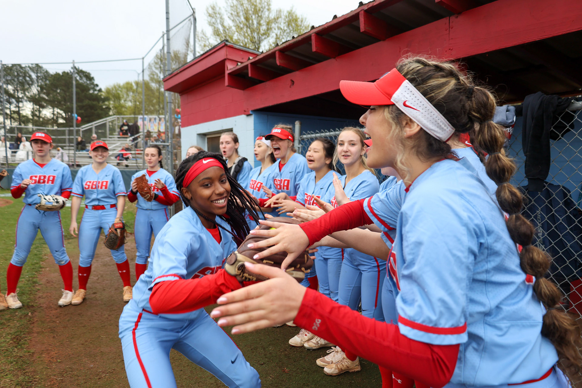 St. Benedict Softball vs Millington on Senior Night at St. Benedict at Auburndale in Memphis, TN on April 20, 2022. (Ryan Beatty/SBA)