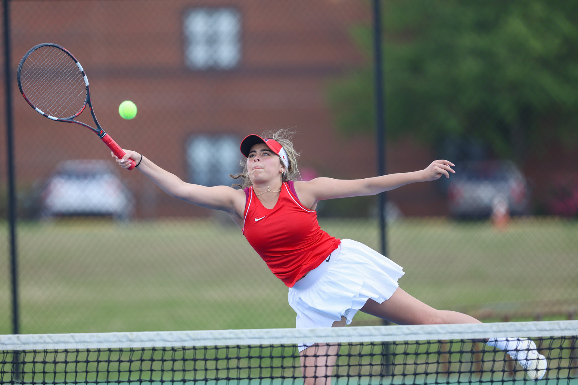 St. Benedict Tennis vs St. Agnes at St. Benedict at Auburndale High School in Memphis, TN on April 21, 2022. (Ryan Beatty/SBA)