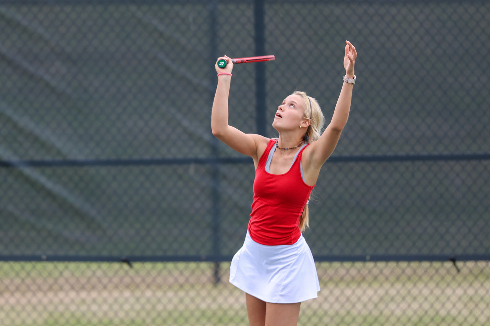 St. Benedict Tennis vs Briarcrest at Briarcrest Christian School on April 12, 2022 in Memphis, TN. (Ryan Beatty/SBA)