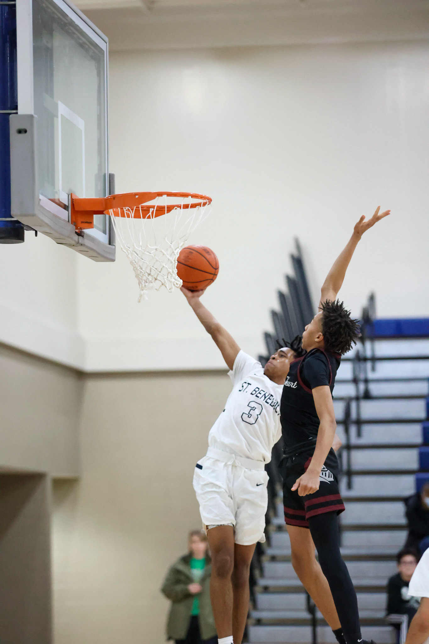 SBA Basketball vs Sacred Heart at the 2022 SBA Holiday Hoops Tournament. (Ryan Beatty Photo)