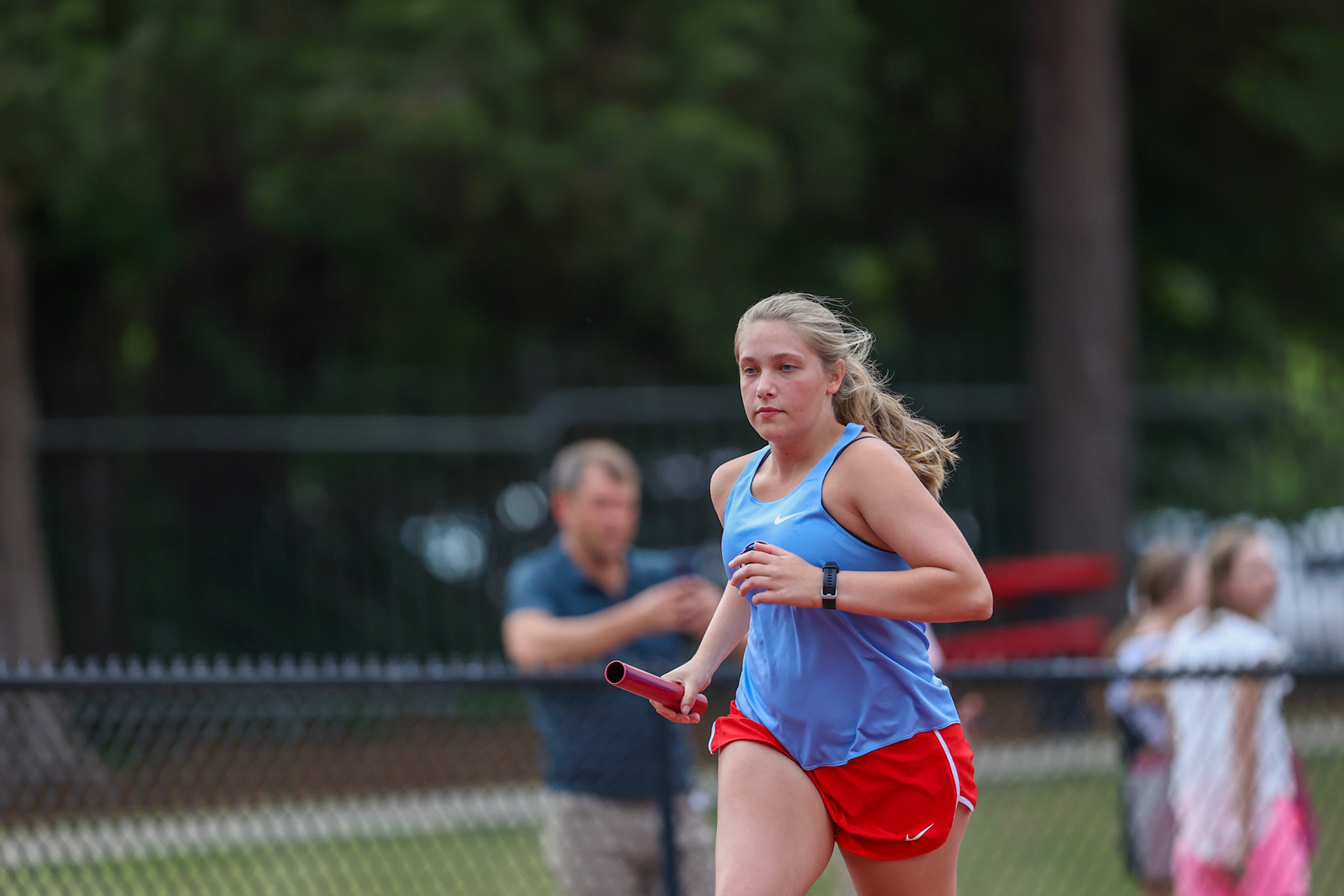 St. Benedict Track at Memphis University School in Memphis, TN on May 3, 2022. (Ryan Beatty/SBA)