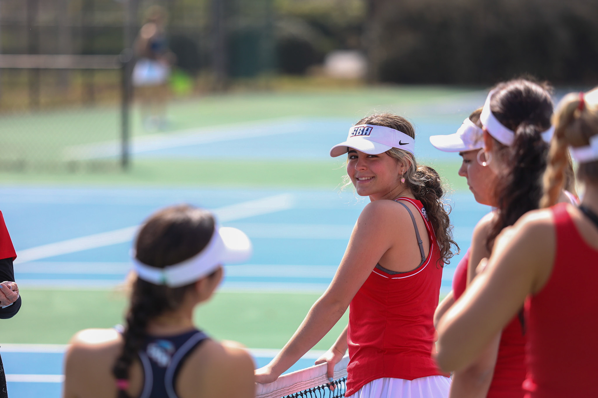 St. Benedict Tennis vs St. Mary’s on April 5, 2022 at St. Benedict at Auburndale High School in Memphis, TN. (Ryan Beatty/SBA)