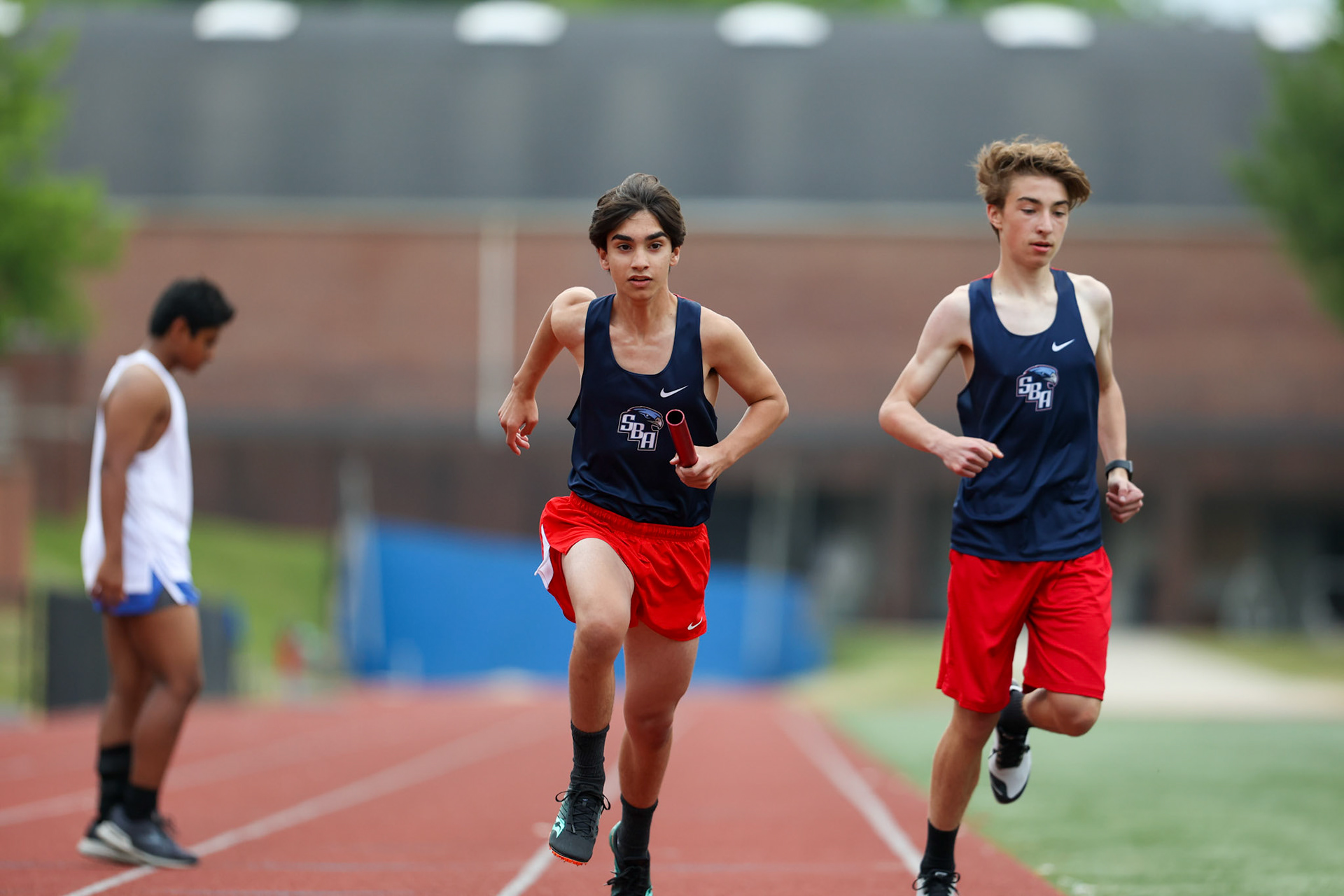 St. Benedict Track at Memphis University School in Memphis, TN on May 3, 2022. (Ryan Beatty/SBA)