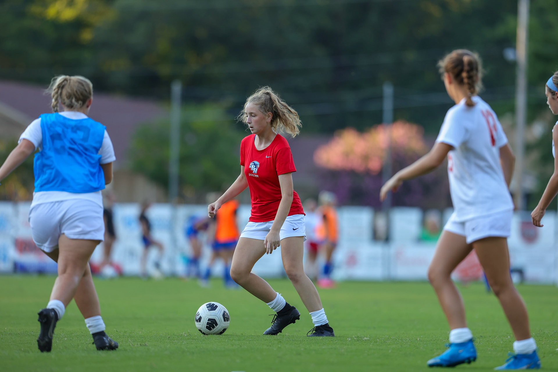 SBA Soccer vs Bartlett at Bartlett High School on Thursday, August 18, 2022. (Ryan Beatty/SBA)