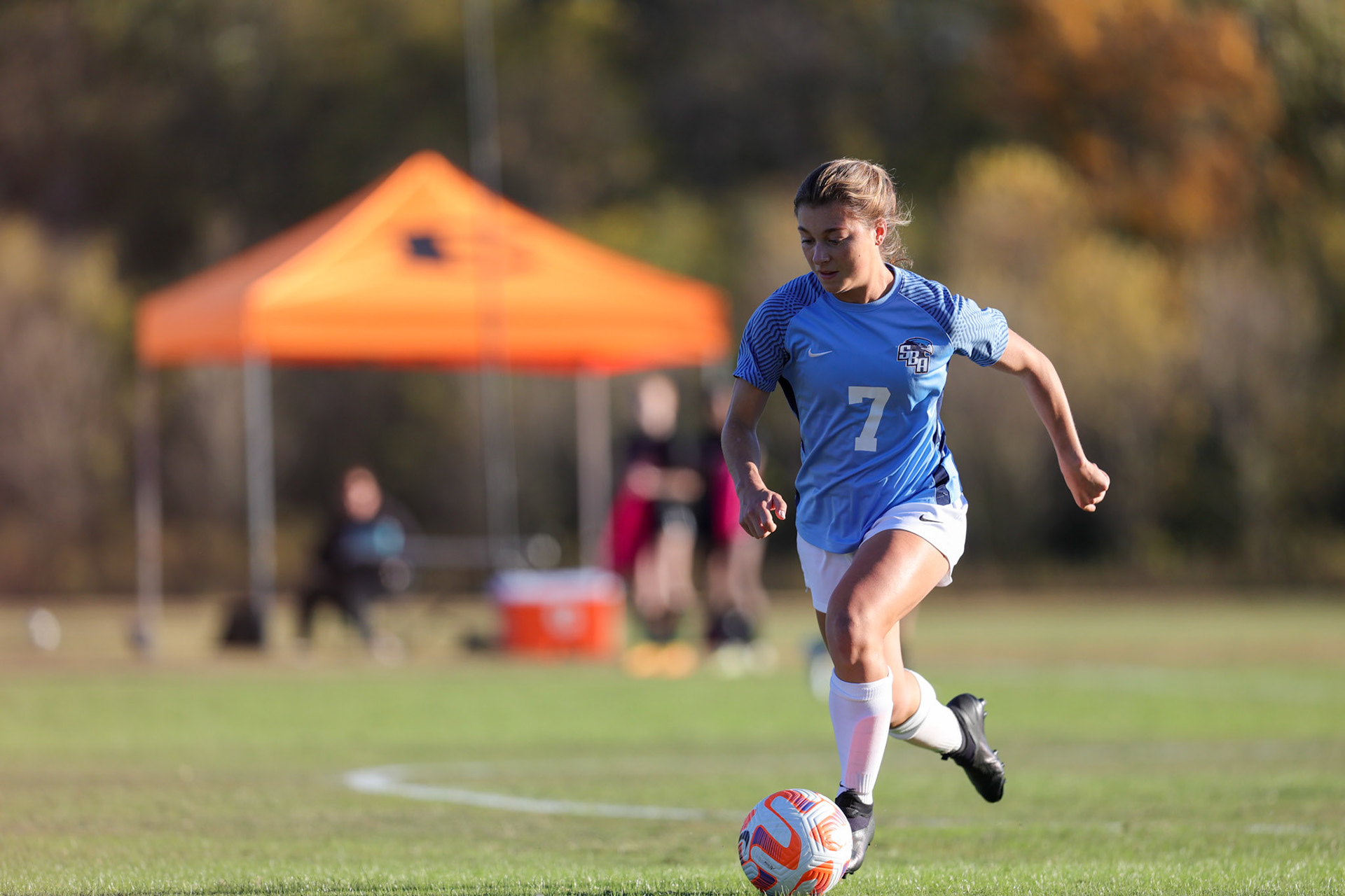 SBA Girl’s Soccer vs. Ensworth in the first round of the TSSAA State Tournament in Nashville, TN, on Oct. 17, 2022. (Ryan Beatty/SBA)