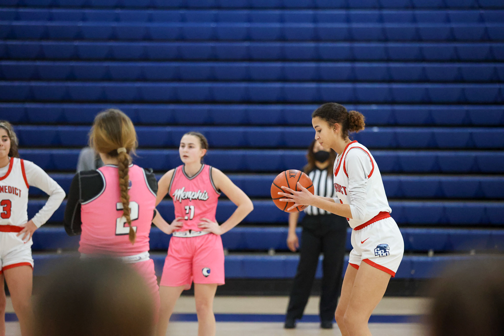 SBA Girls Basketball vs MHEA. (Ryan Beatty Photo)
