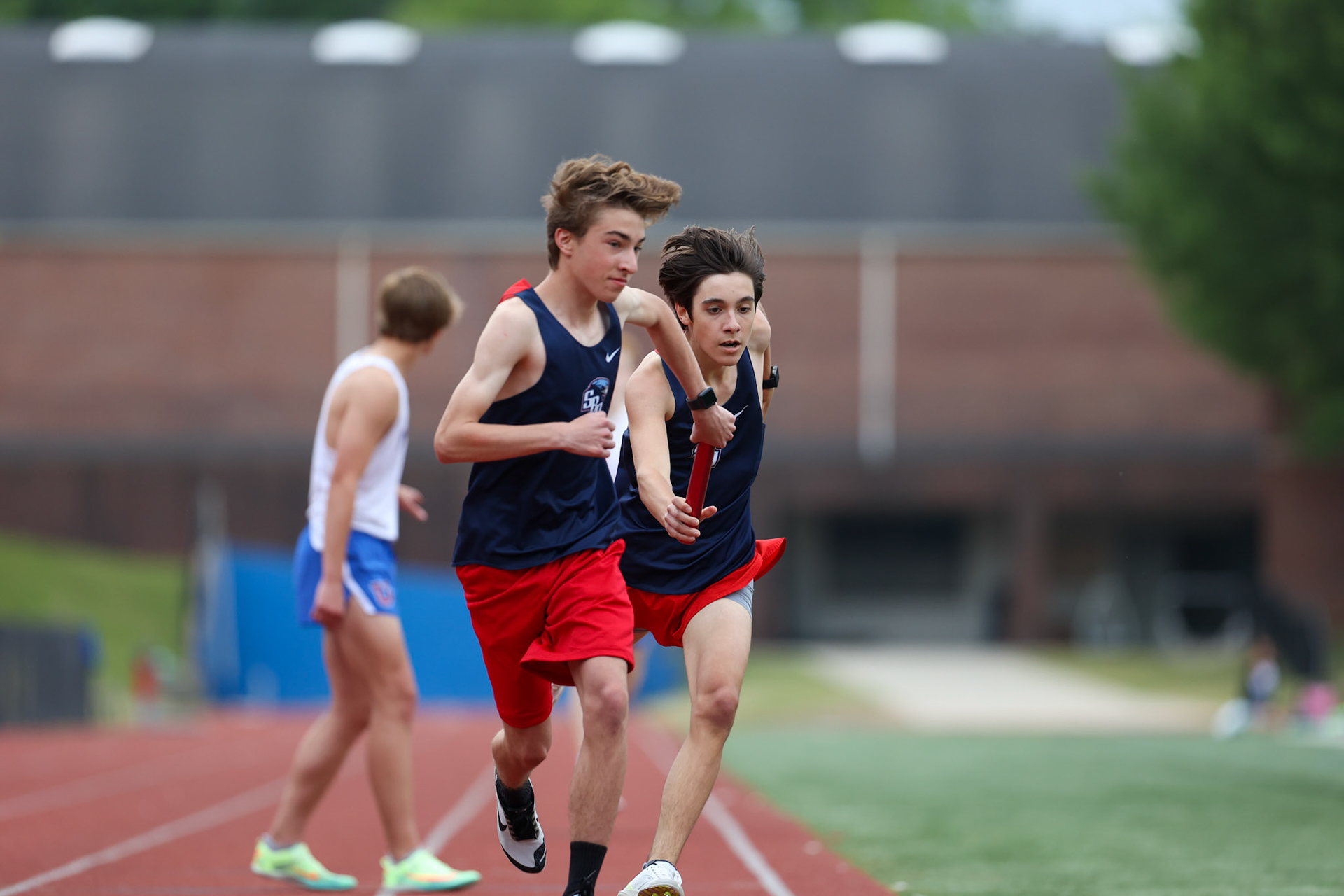 St. Benedict Track at Memphis University School in Memphis, TN on May 3, 2022. (Ryan Beatty/SBA)