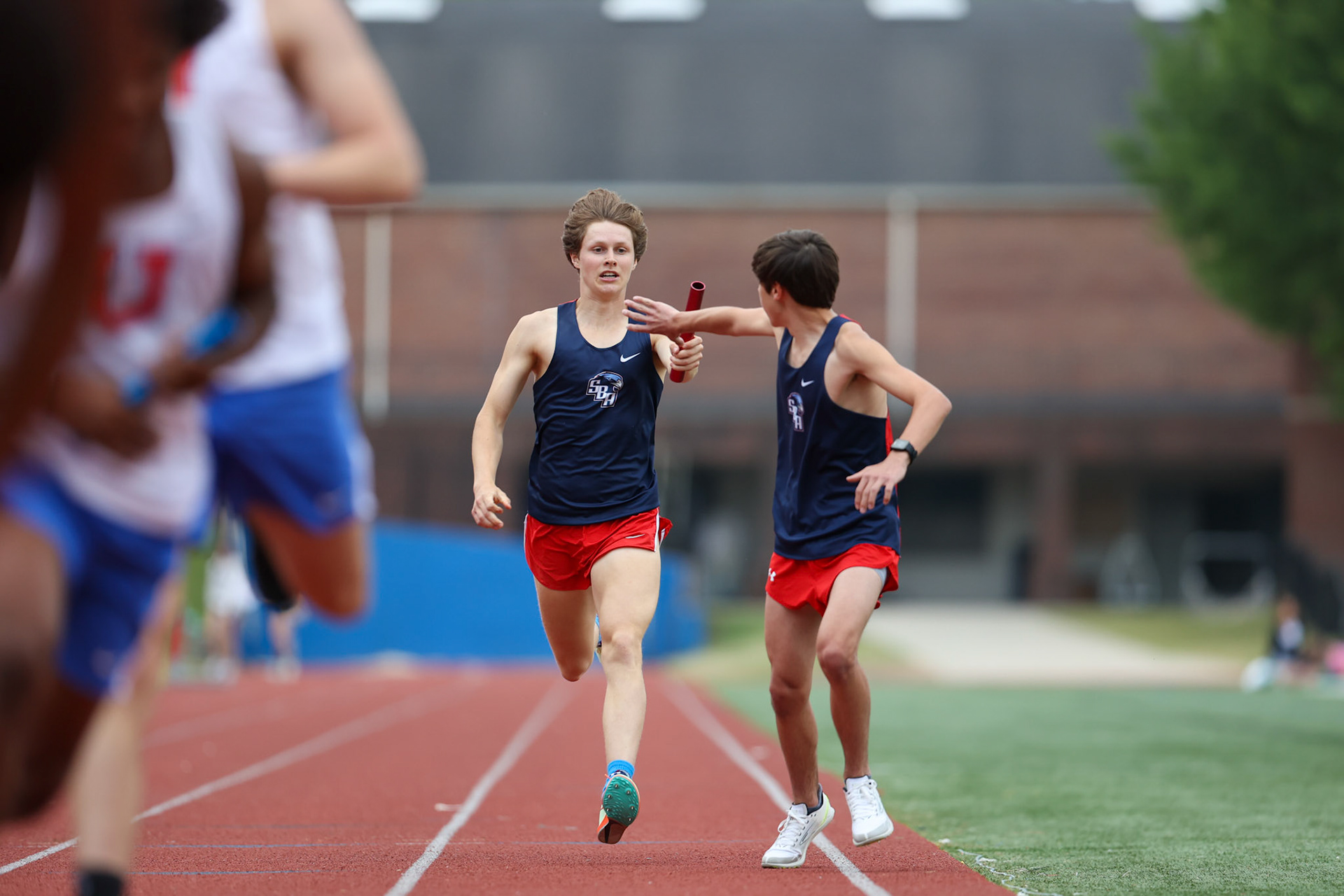St. Benedict Track at Memphis University School in Memphis, TN on May 3, 2022. (Ryan Beatty/SBA)
