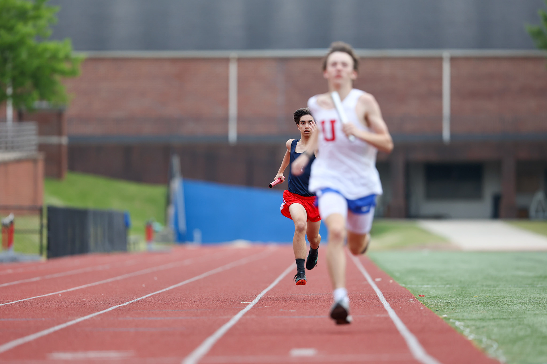 St. Benedict Track at Memphis University School in Memphis, TN on May 3, 2022. (Ryan Beatty/SBA)
