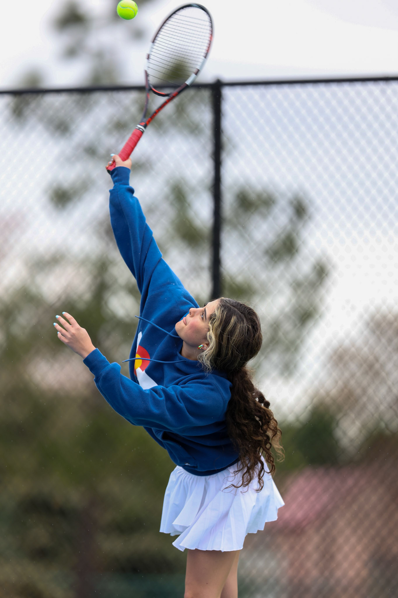 St. Benedict Tennis vs Brighton Cardinals on Wednesday April 6, 2022 at St. Benedict At Auburndale High School in Memphis, TN. (Ryan Beatty/SBA)