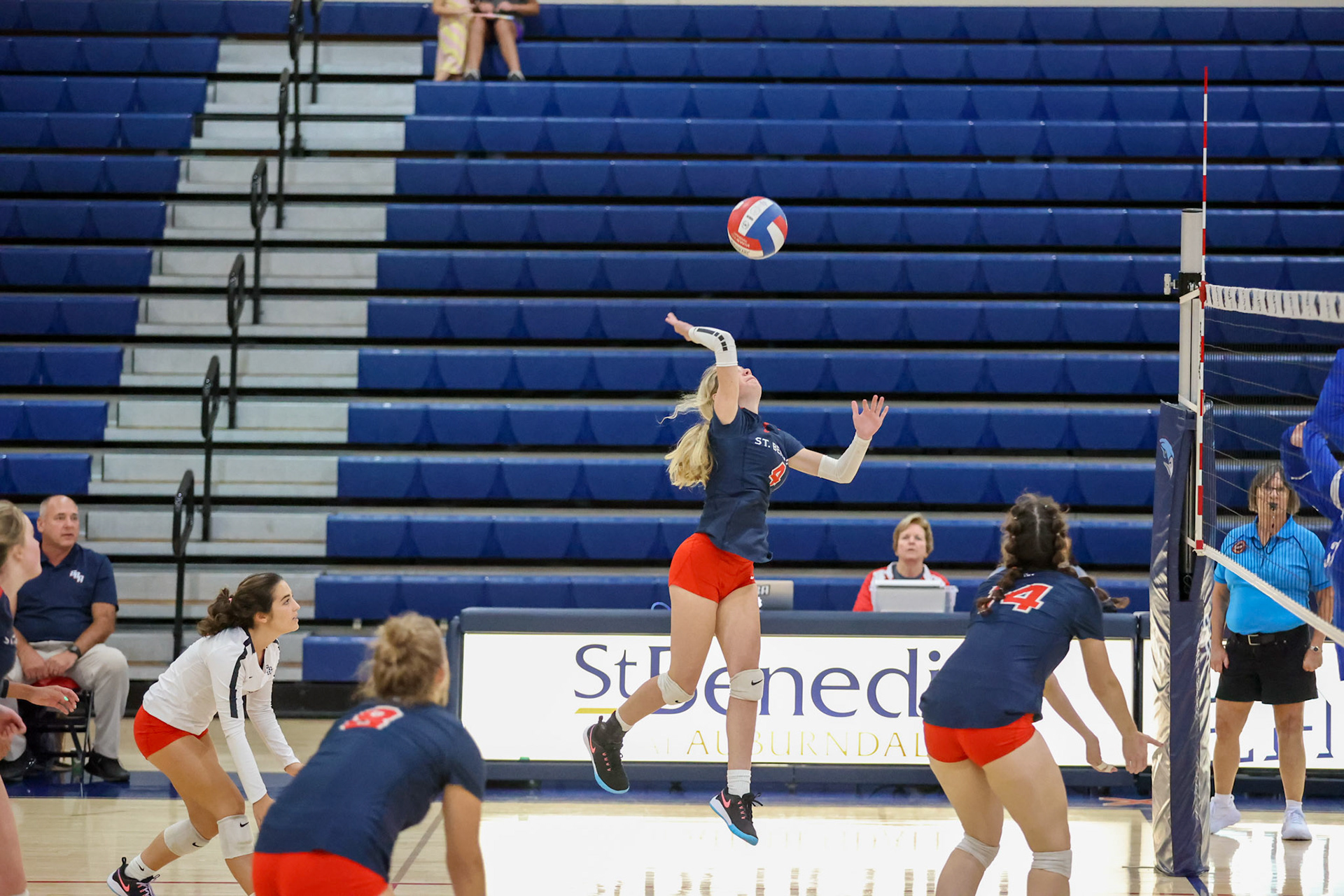 St. Benedict Volleyball vs West Memphis at St. Benedict on Monday, September 12, 2022. (Ryan Beatty/SBA)