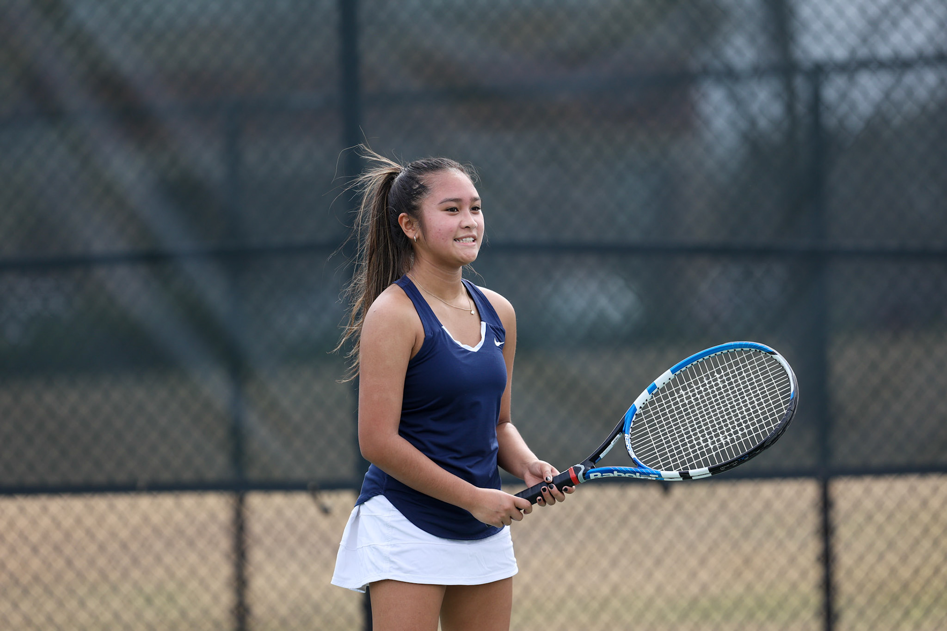St. Benedict Tennis vs Briarcrest at Briarcrest Christian School on April 12, 2022 in Memphis, TN. (Ryan Beatty/SBA)