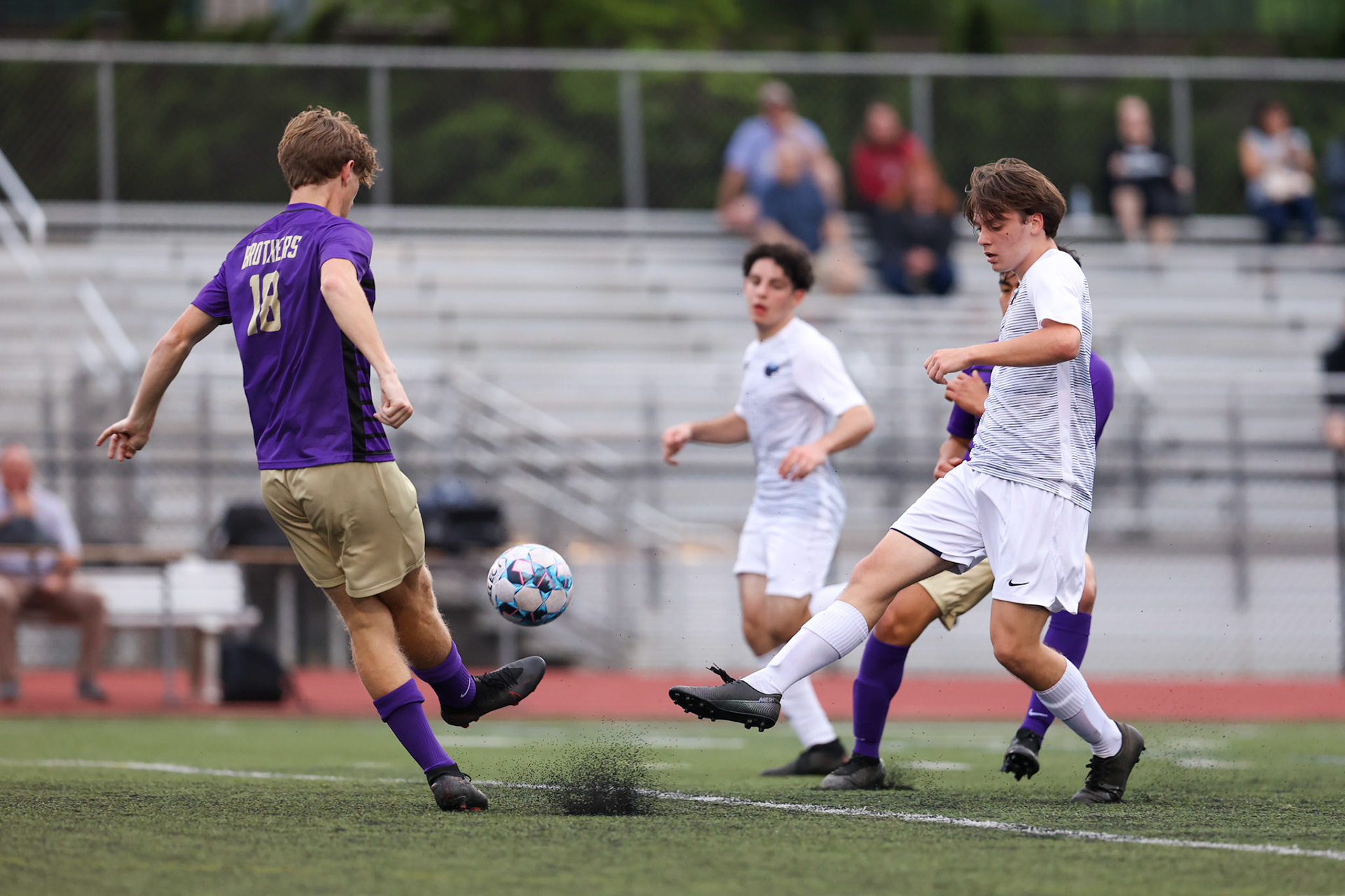 St. Benedict Soccer vs Christian Brothers at Christian Brothers High School in Memphis, TN on May 3, 2022. (Ryan Beatty/SBA)