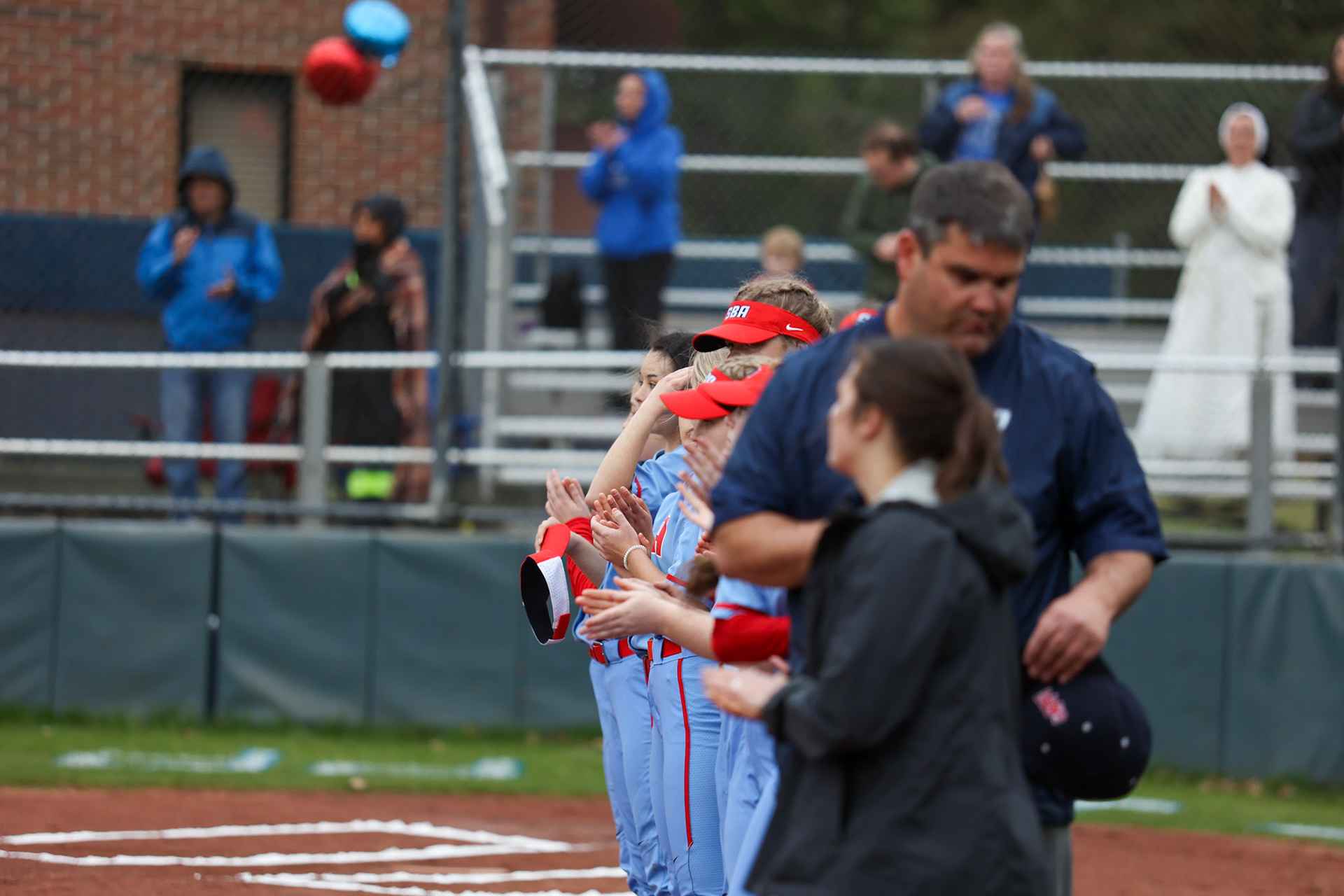 St. Benedict Softball vs Millington on Senior Night at St. Benedict at Auburndale in Memphis, TN on April 20, 2022. (Ryan Beatty/SBA)