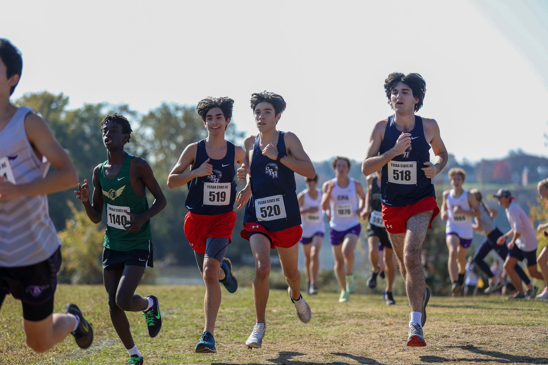 TSSAA Cross Country State Race on Nov. 3rd, 2022 in Hendersonville, TN. (Ryan Beatty/SBA)