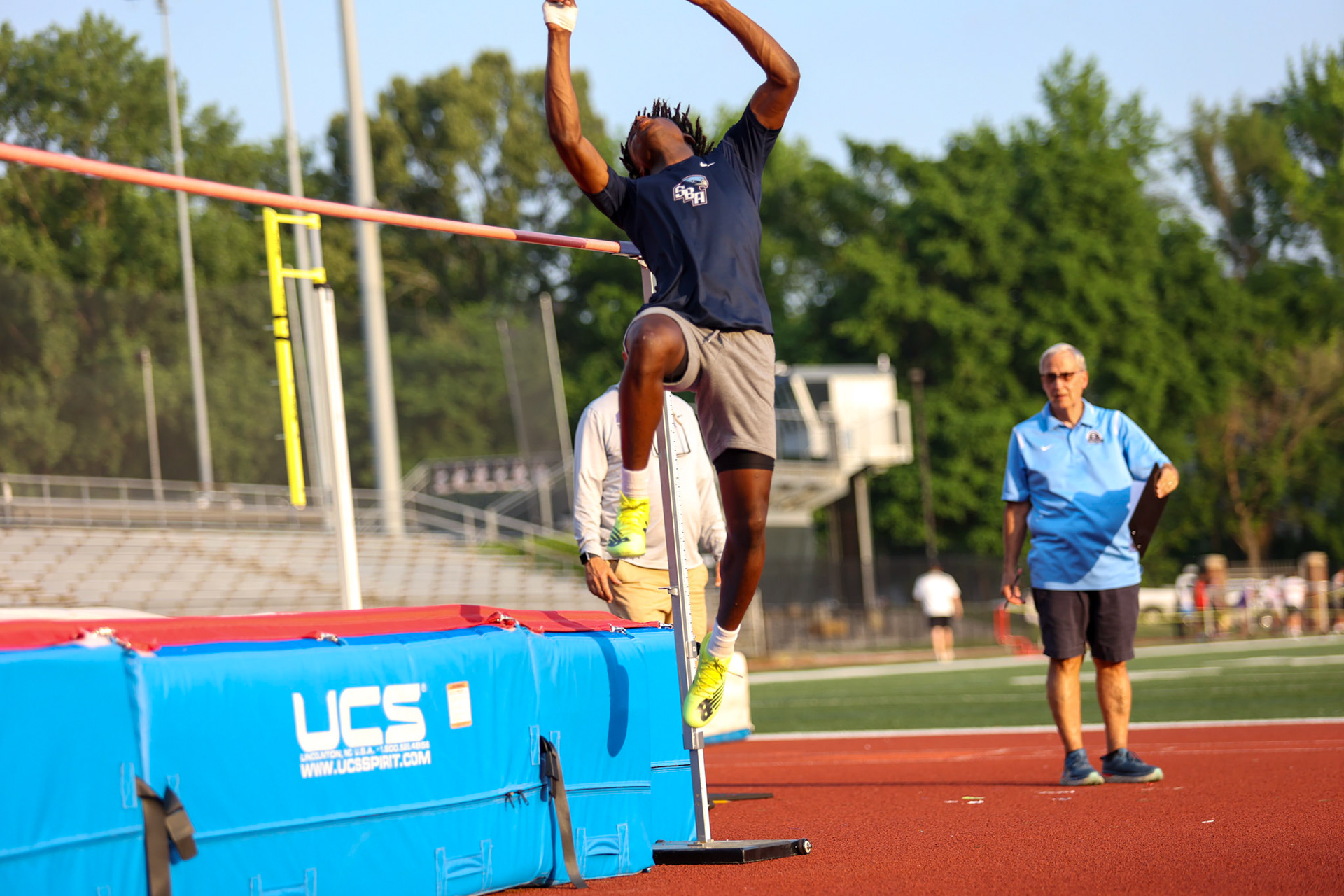 St. Benedict Track at MUS Region Meet on May 11, 2022. (Ryan Beatty/SBA)