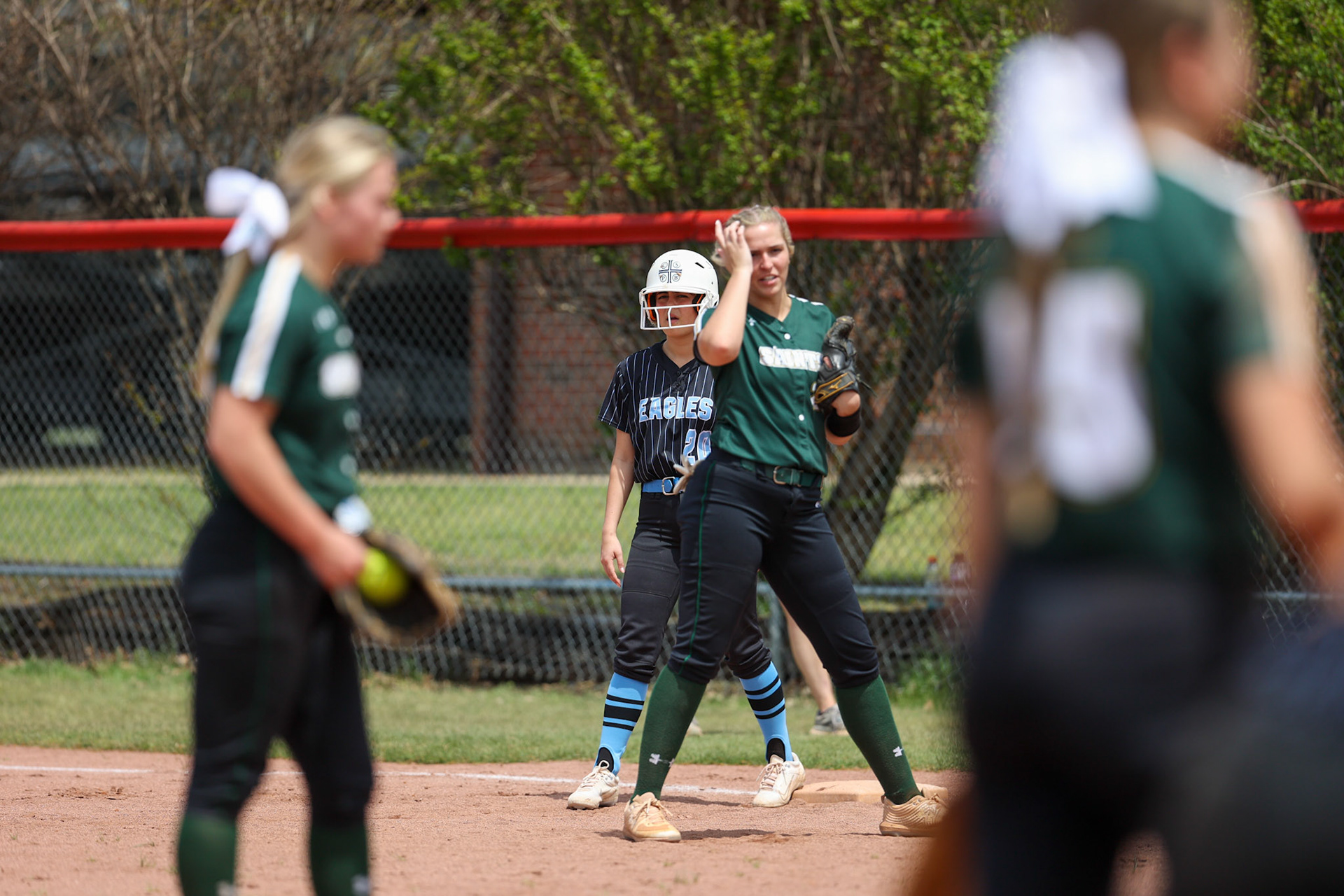 St. Benedict Softball vs Briarcrest at St. Benedict at Auburndale High School on April 23, 2022.  (Ryan Beatty/SBA)