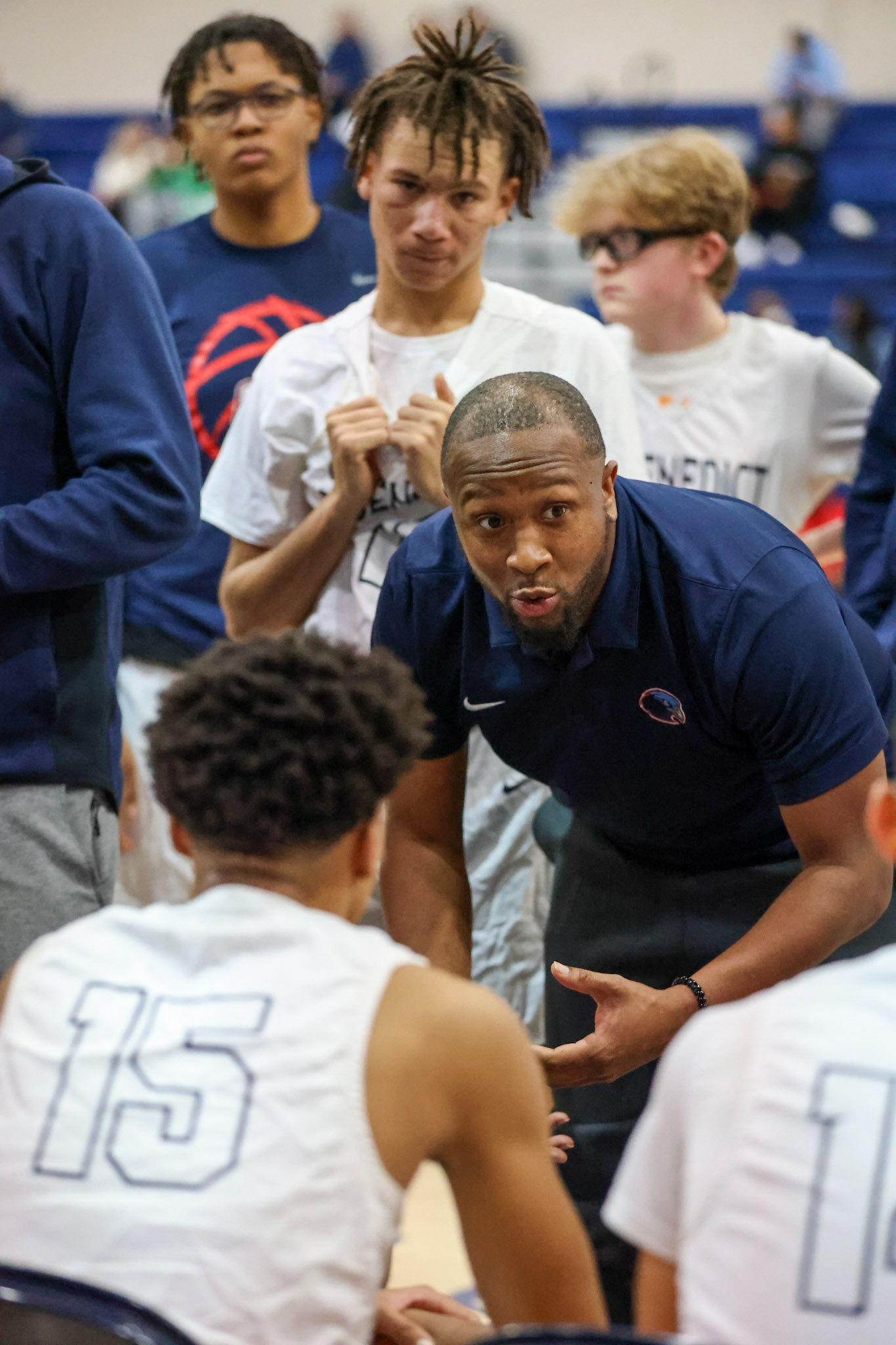SBA Boys Basketball vs Sacred Heart. (Ryan Beatty Photo)