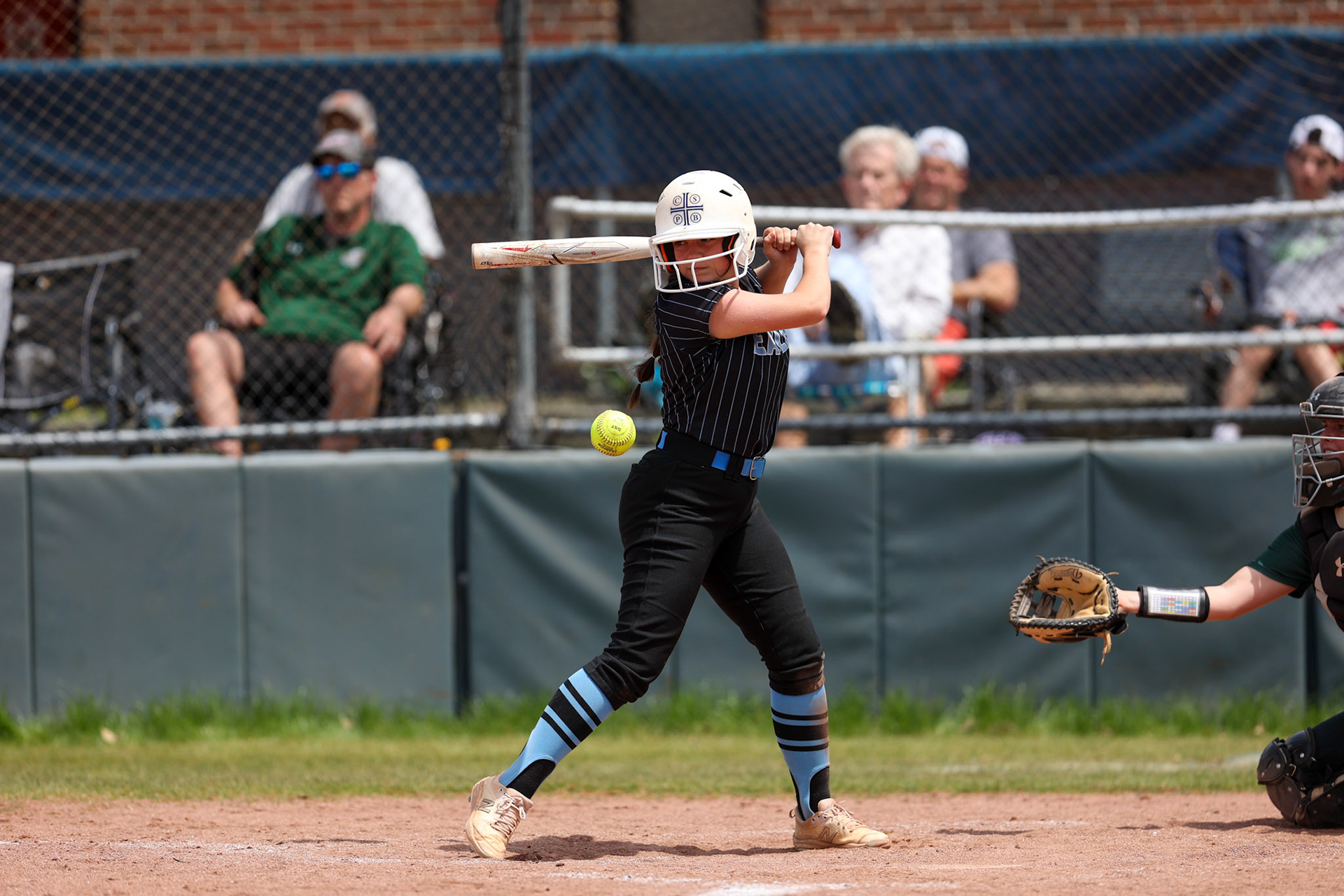 St. Benedict Softball vs Briarcrest at St. Benedict at Auburndale High School on April 23, 2022.  (Ryan Beatty/SBA)
