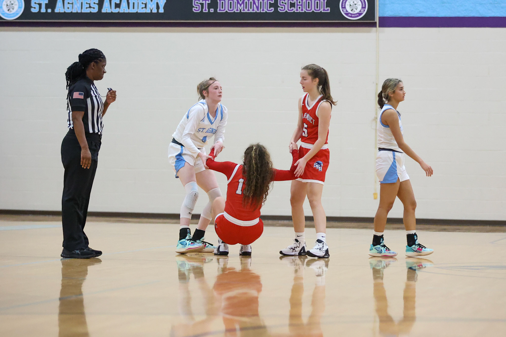 SBA Girls Basketball vs St. Agnes on Monday, January 23, 2022. (Ryan Beatty Photo)