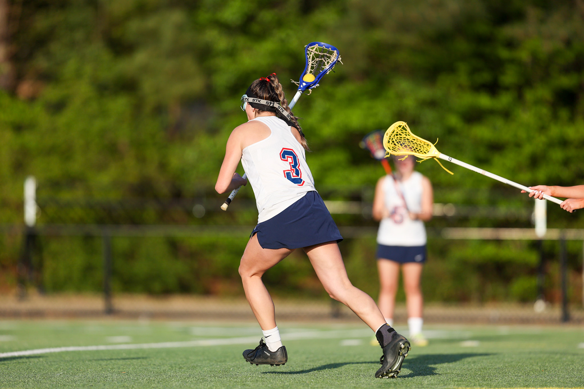St. Benedict Girls Lacrosse vs St. Agnes on Senior Night at St. Benedict at Auburndale in Memphis, TN on April 19, 2022. (Ryan Beatty/SBA)