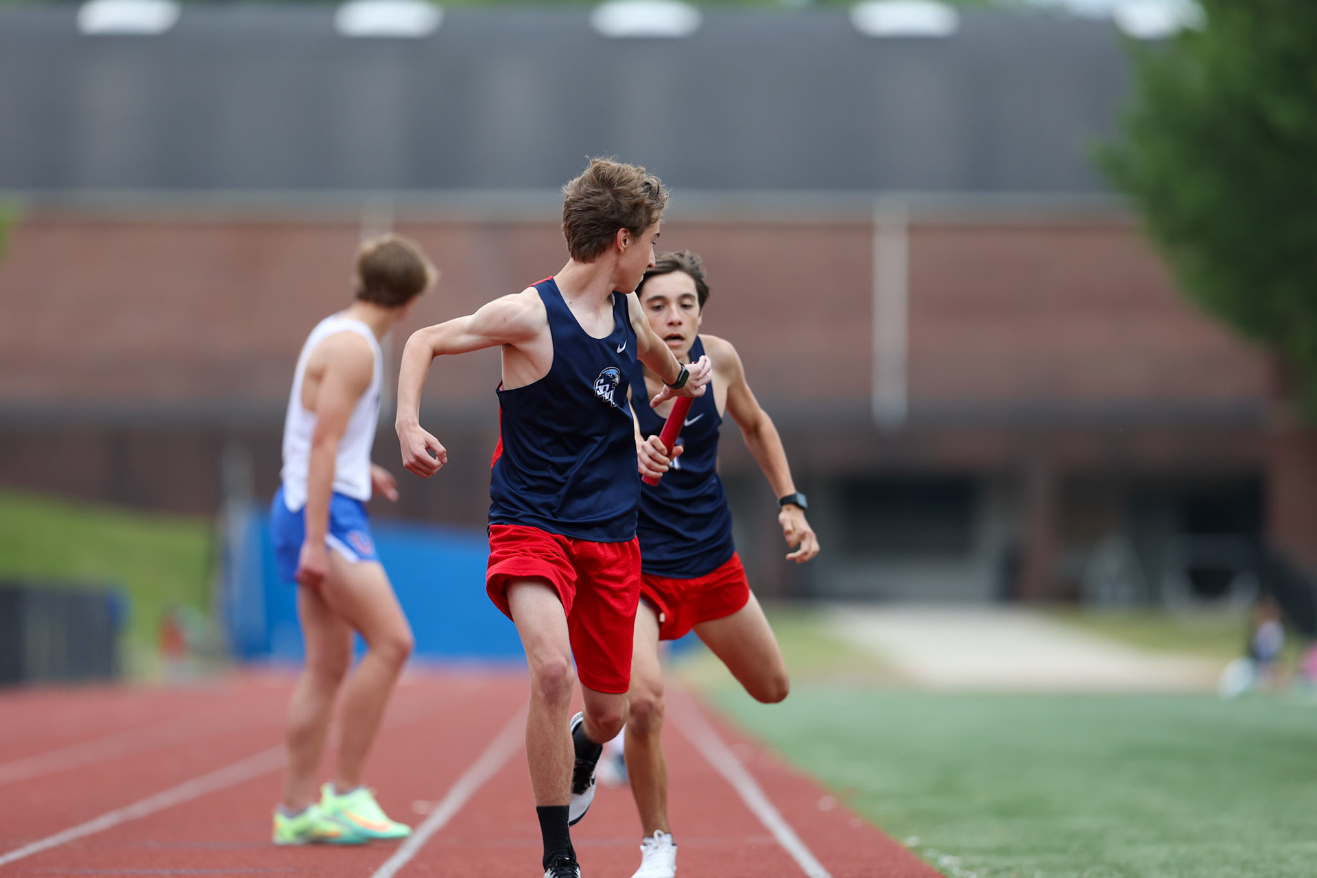 St. Benedict Track at Memphis University School in Memphis, TN on May 3, 2022. (Ryan Beatty/SBA)