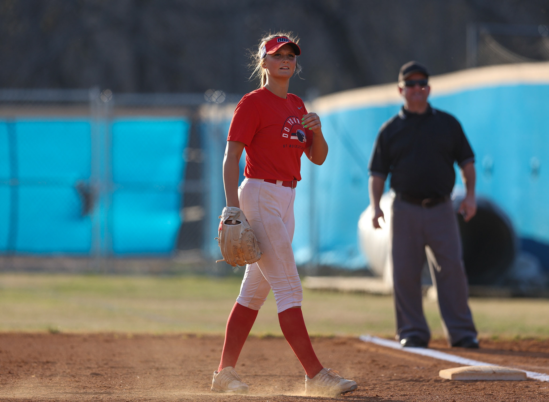 St. Benedict Softball vs Bartlett High School on March 3, 2022 at W.J. Freeman Park in Memphis, TN (Ryan Beatty/SBA)