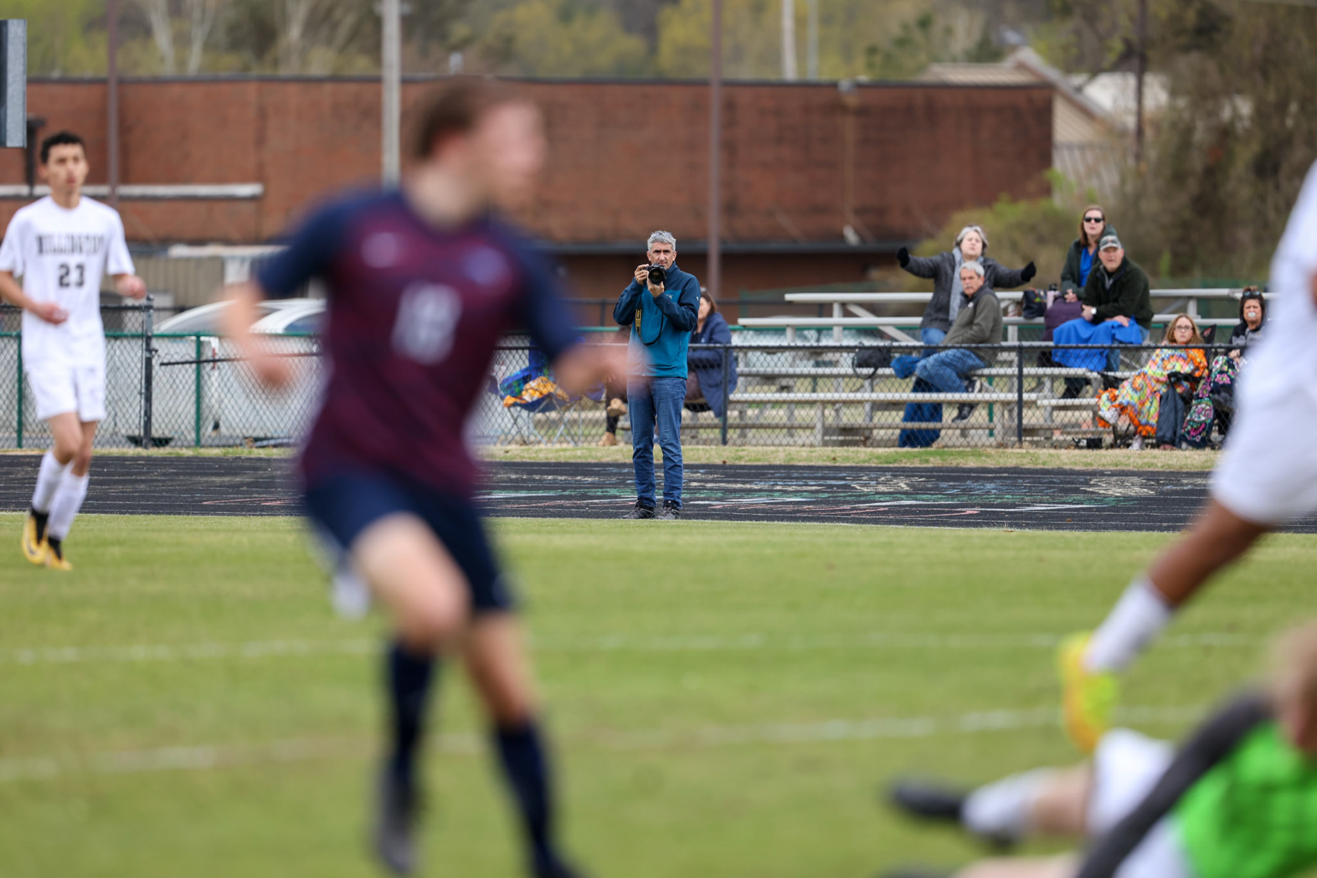 St. Benedict Soccer vs Millington on April 7, 2022 at St. Benedict At Auburndale High School in Memphis, TN. (Ryan Beatty/SBA)