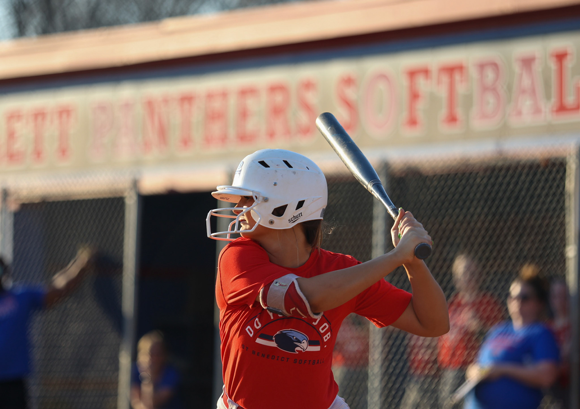 St. Benedict Softball vs Bartlett High School on March 3, 2022 at W.J. Freeman Park in Memphis, TN (Ryan Beatty/SBA)