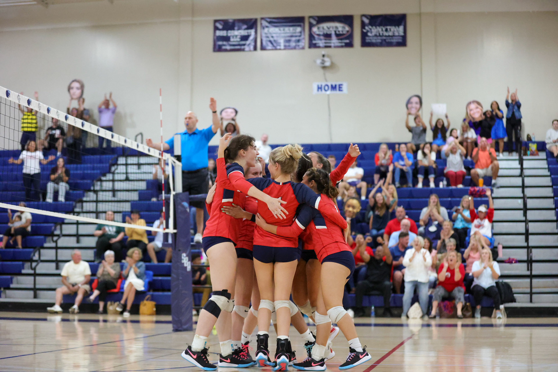 St. Benedict Volleyball vs White Station at St. Benedict at Auburndale in Memphis, TN on Thursday, September 22, 2022. (Ryan Beatty/SBA)
