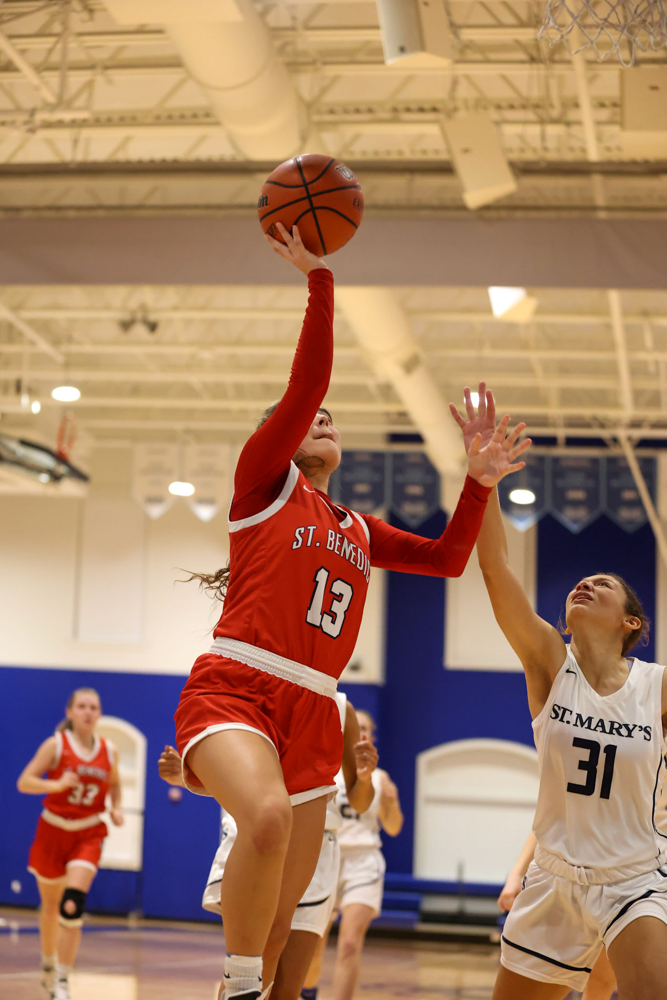 SBA Girls Basketball vs St. Mary’s. (Ryan Beatty Photo)