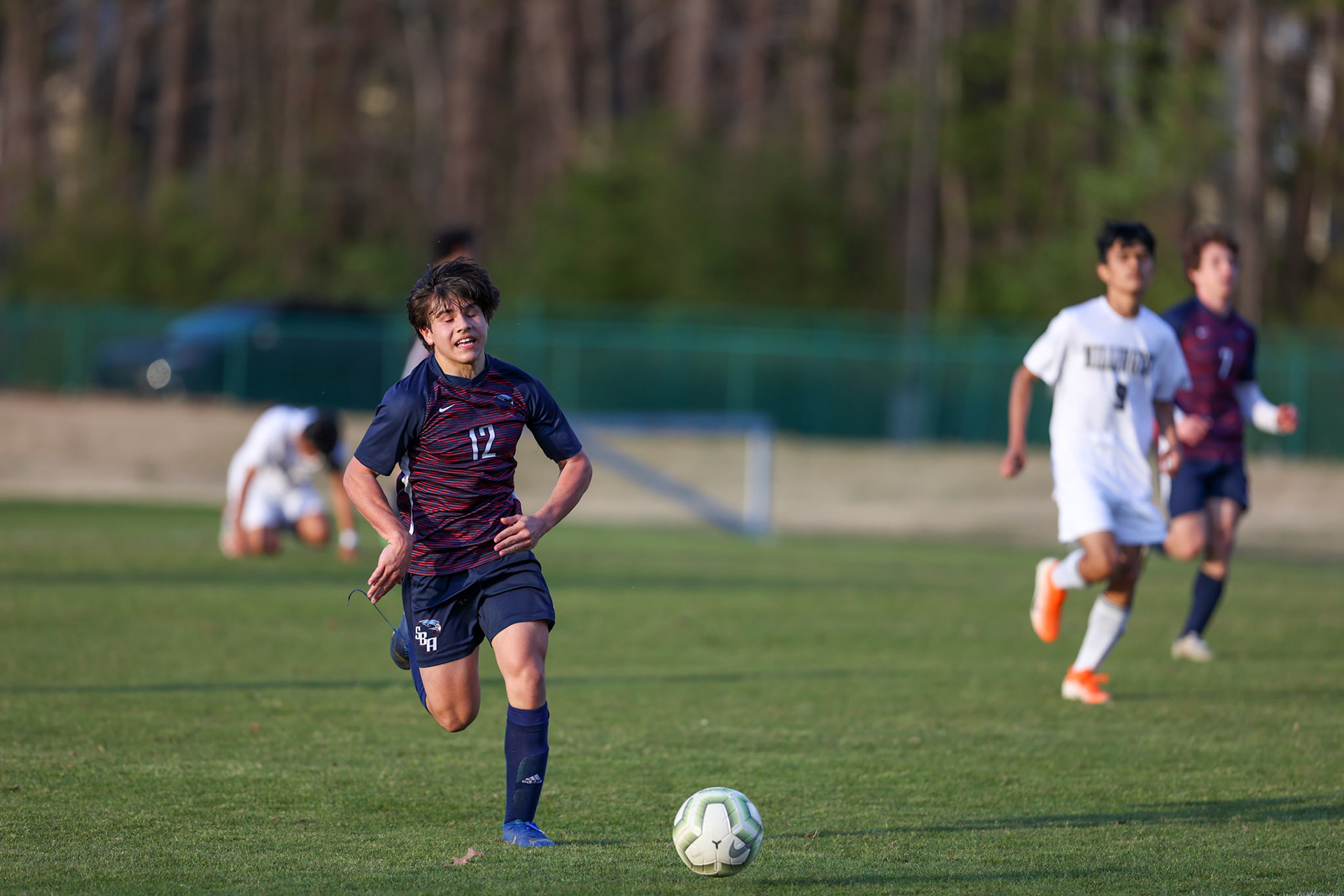 St. Benedict Soccer vs Millington on April 7, 2022 at St. Benedict At Auburndale High School in Memphis, TN. (Ryan Beatty/SBA)