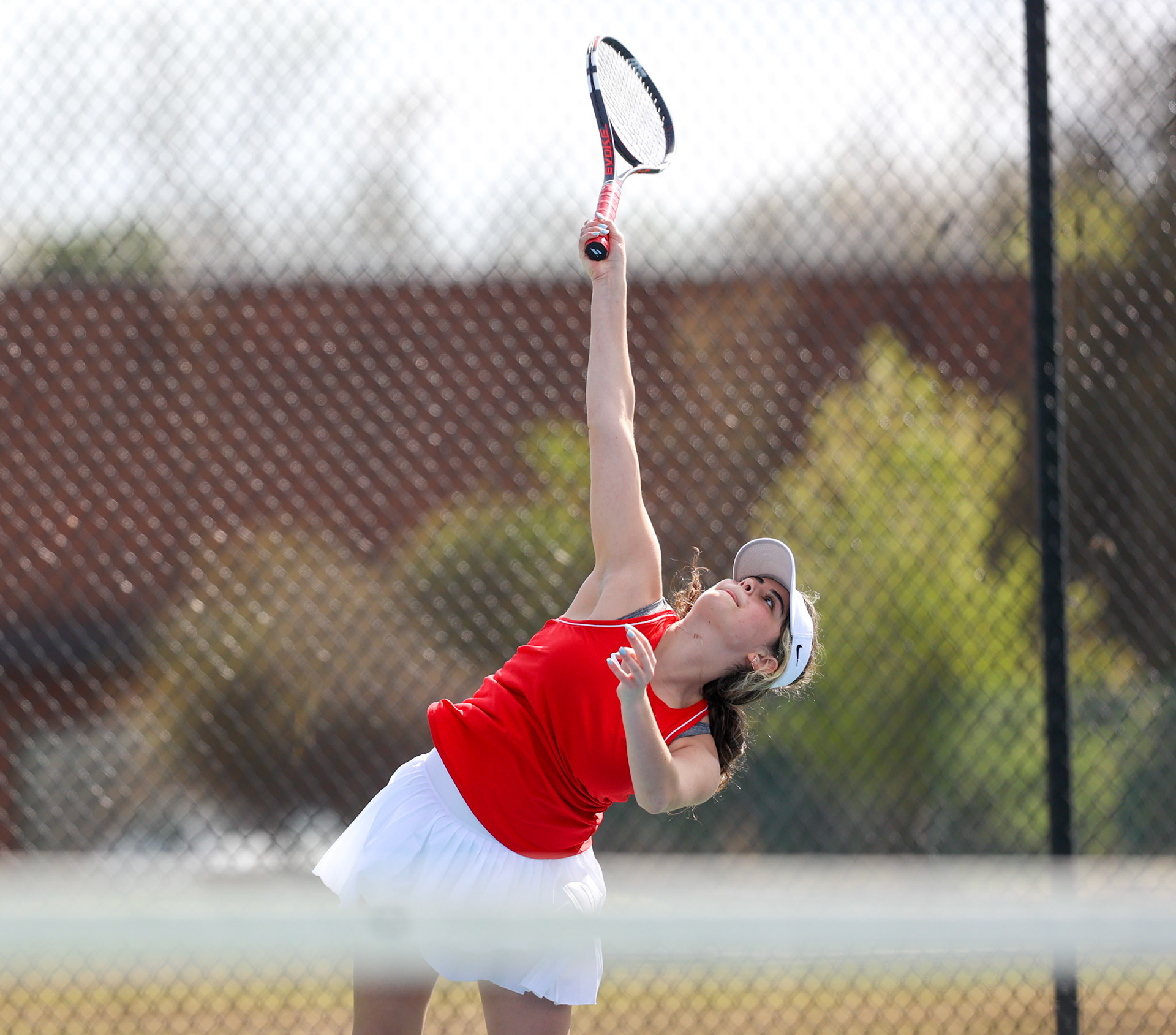 St. Benedict Tennis vs St. Mary’s on April 5, 2022 at St. Benedict at Auburndale High School in Memphis, TN. (Ryan Beatty/SBA)