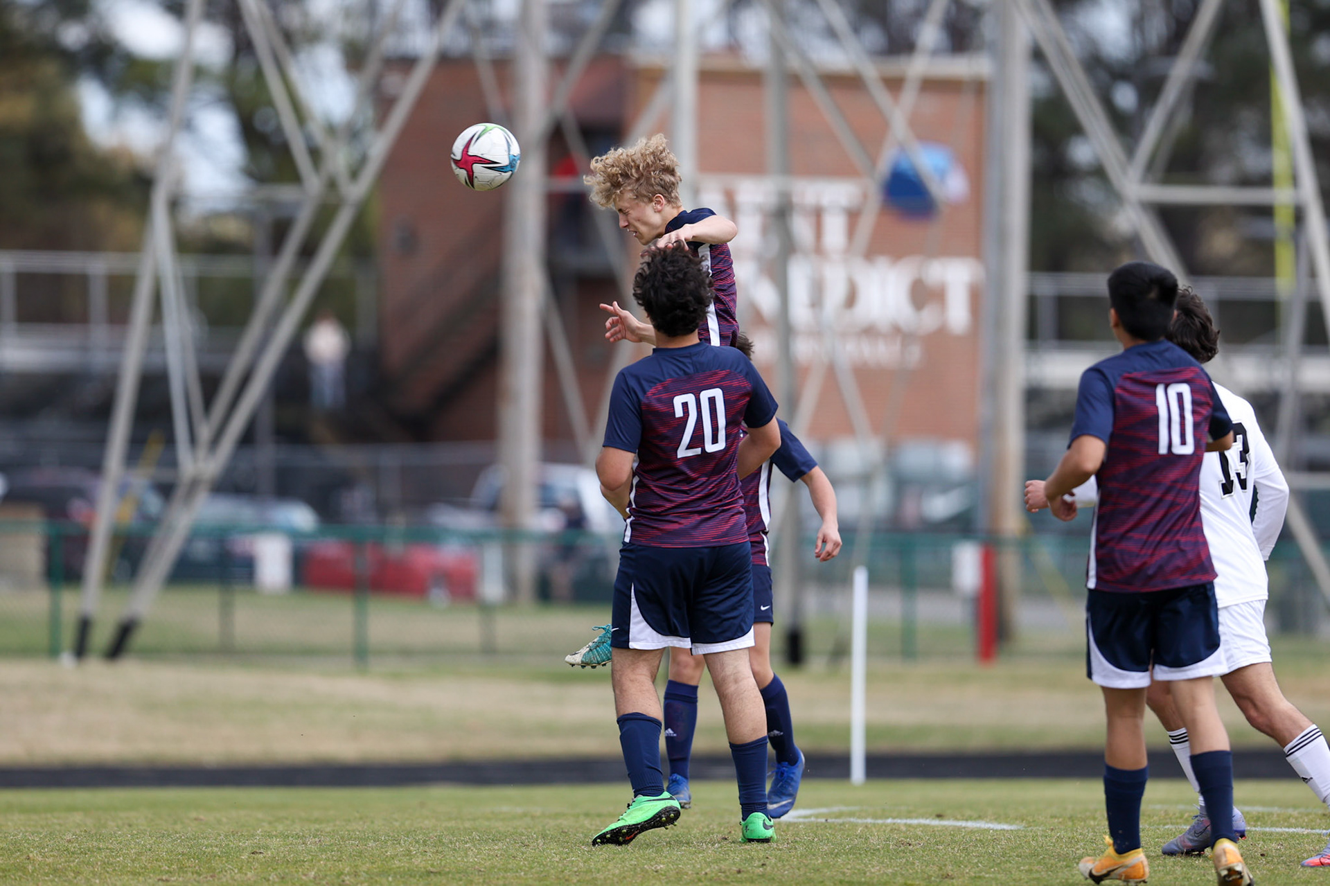 St. Benedict Soccer vs Millington on April 7, 2022 at St. Benedict At Auburndale High School in Memphis, TN. (Ryan Beatty/SBA)