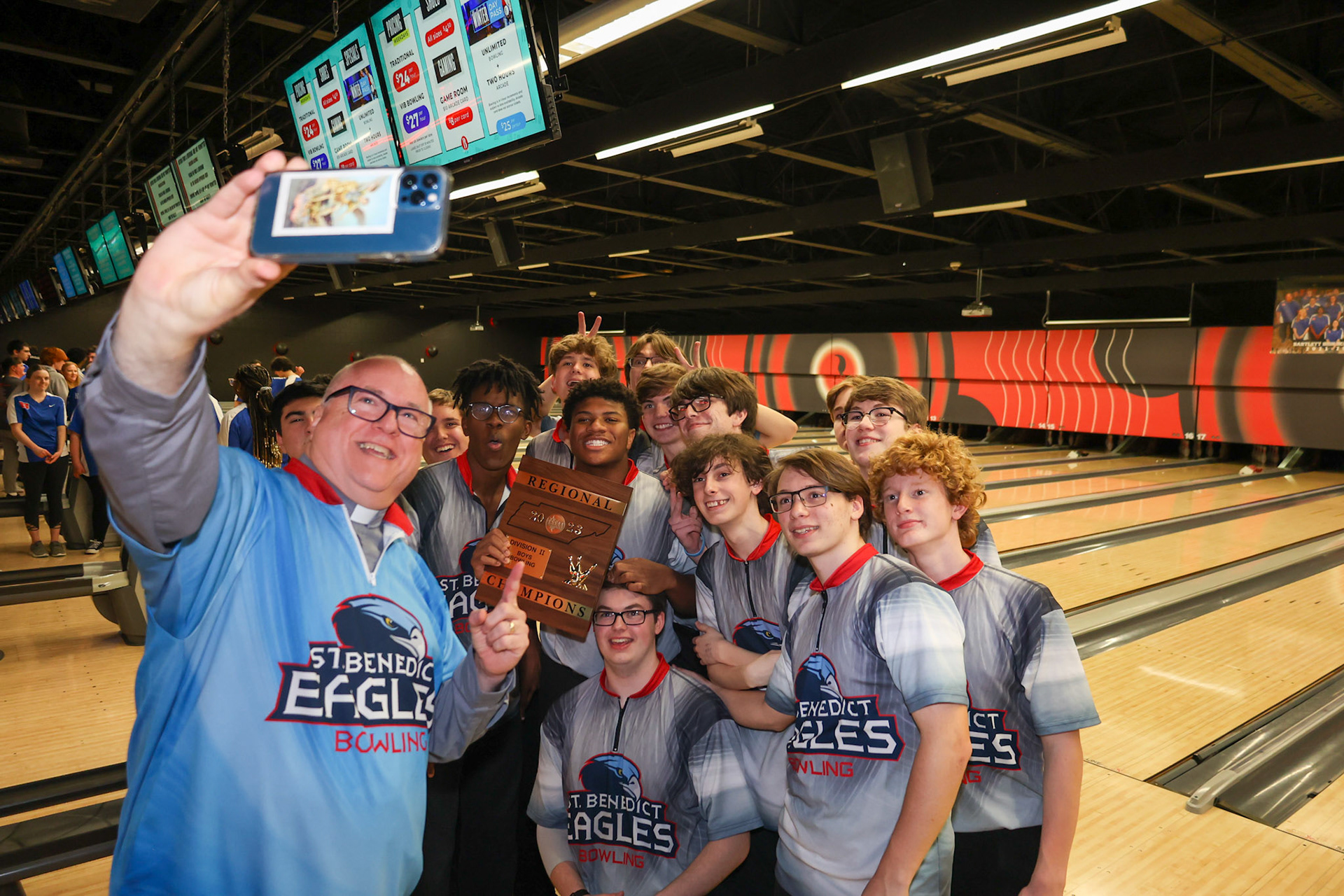 SBA Bowling vs Briarcrest. (Ryan Beatty/SBA)