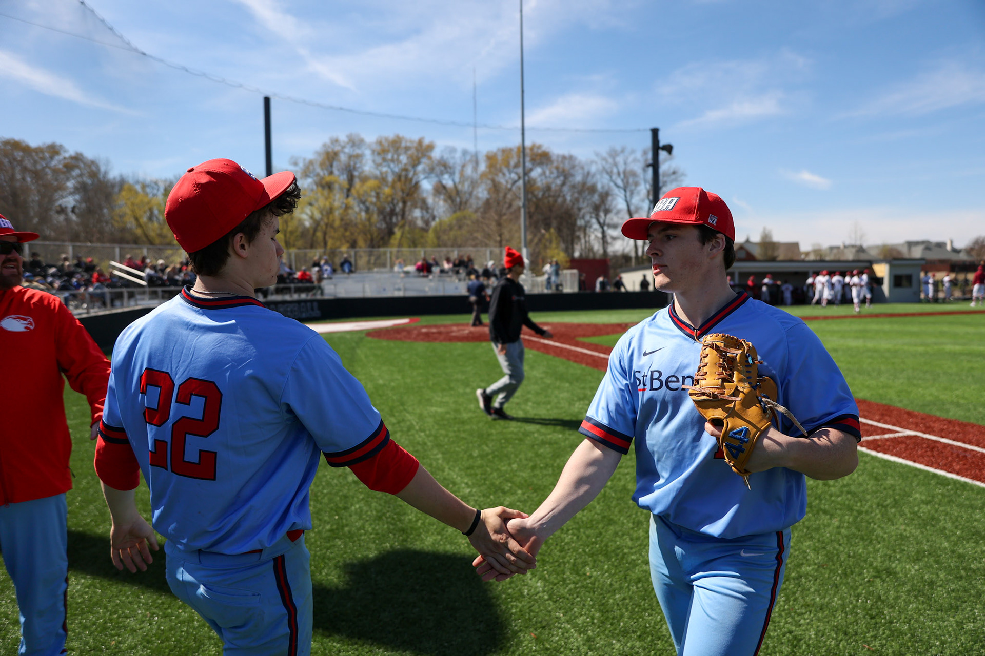 SBA Baseball at ECS on Wednesday, March 15, 2023. (Ryan Beatty Photo)
