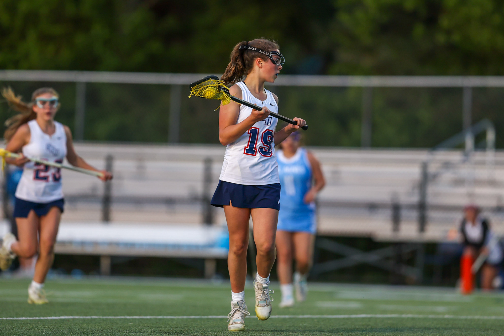 St. Benedict Girls Lacrosse vs St. Agnes on Senior Night at St. Benedict at Auburndale in Memphis, TN on April 19, 2022. (Ryan Beatty/SBA)