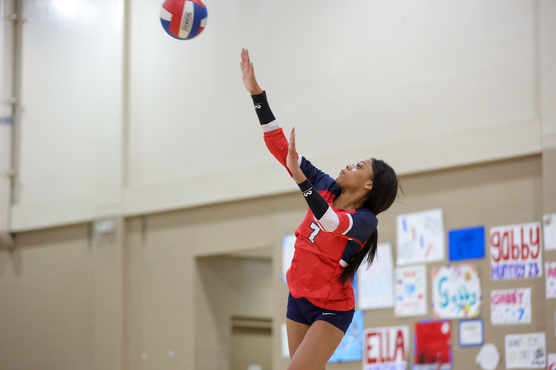 St. Benedict Volleyball vs White Station at St. Benedict at Auburndale in Memphis, TN on Thursday, September 22, 2022. (Ryan Beatty/SBA)