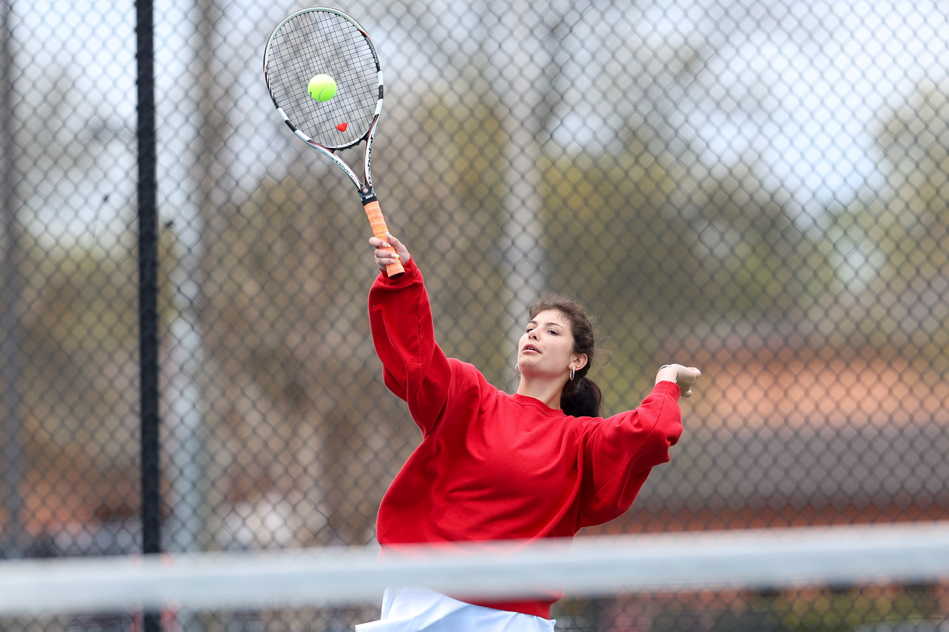 St. Benedict Tennis vs Brighton Cardinals on Wednesday April 6, 2022 at St. Benedict At Auburndale High School in Memphis, TN. (Ryan Beatty/SBA)